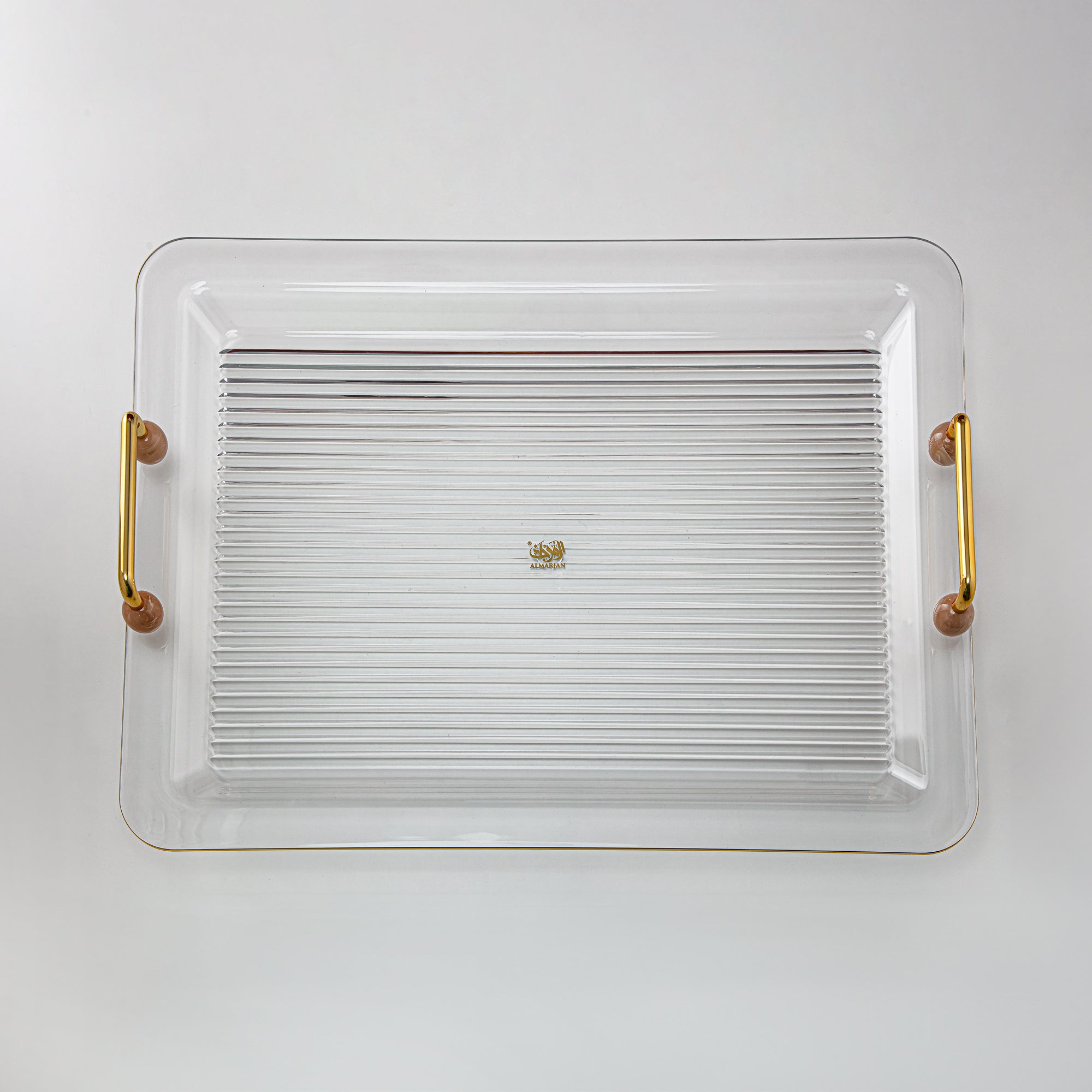 Almarjan 55 CM Rectangle Acrylic Tray - FB03-550 PBG/G