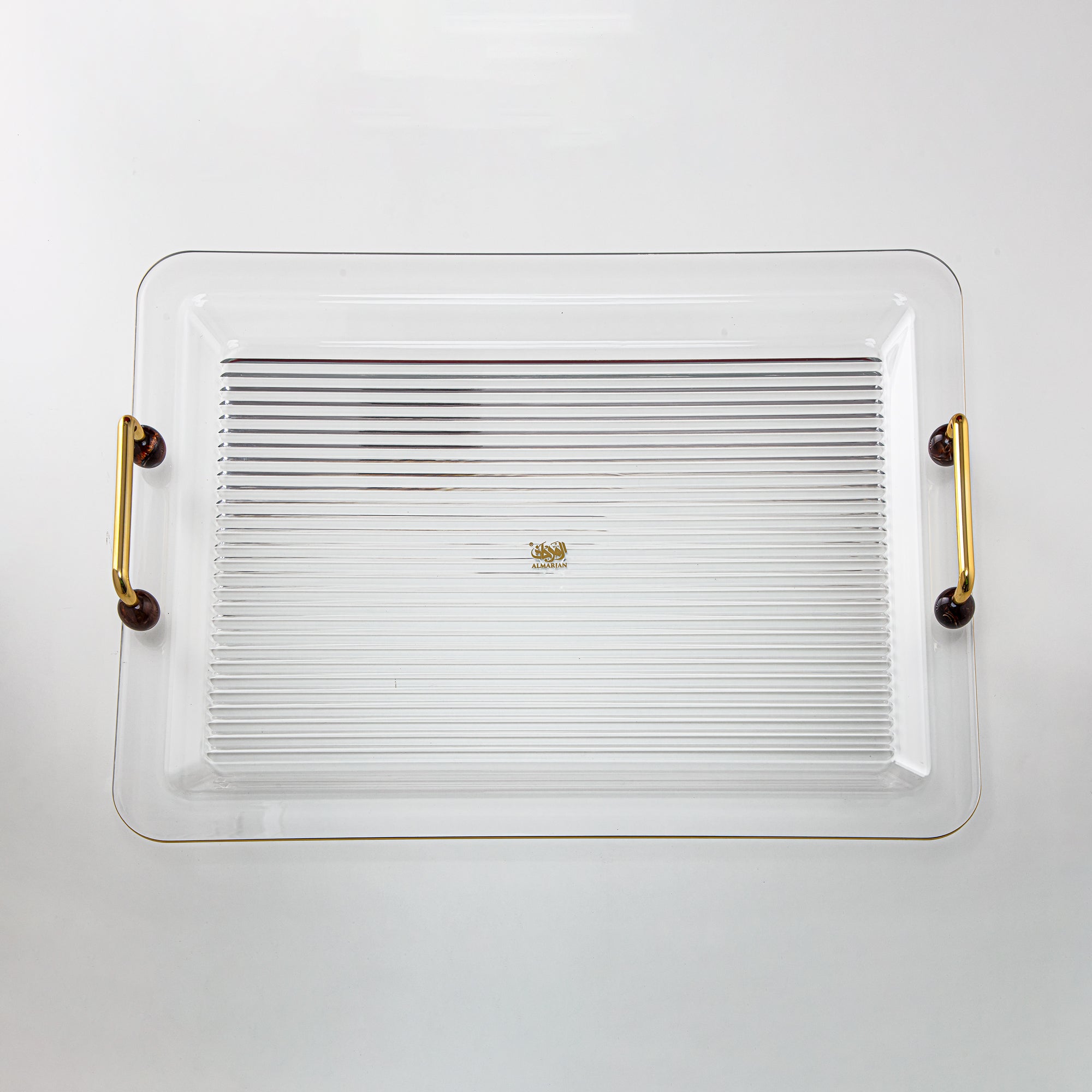 Almarjan 55 CM Rectangle Acrylic Tray - FB03-550 PBR/G