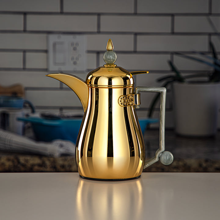 Almarjan 0.35 Liter Vacuum Flask Gold - FG803-035 PIV/G