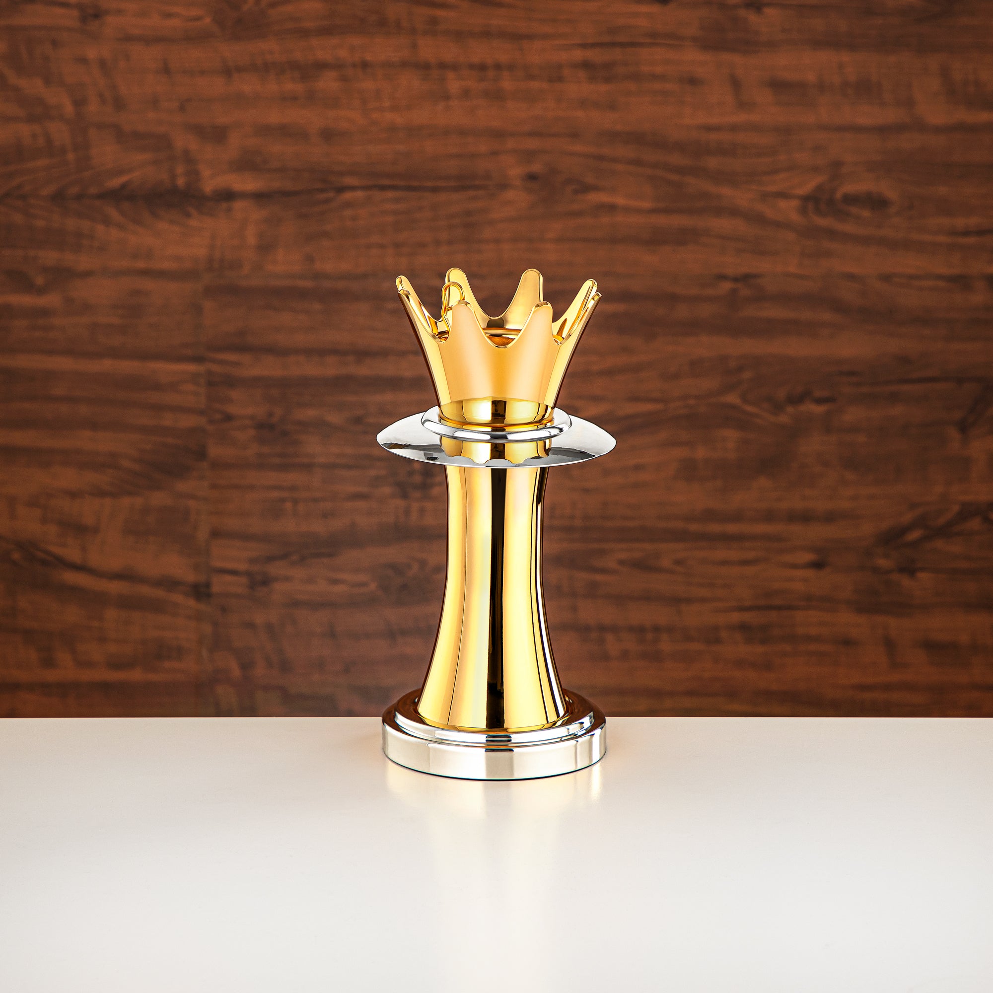 مبخرة المرجان 10 سم فضي وذهبي - HT2411013