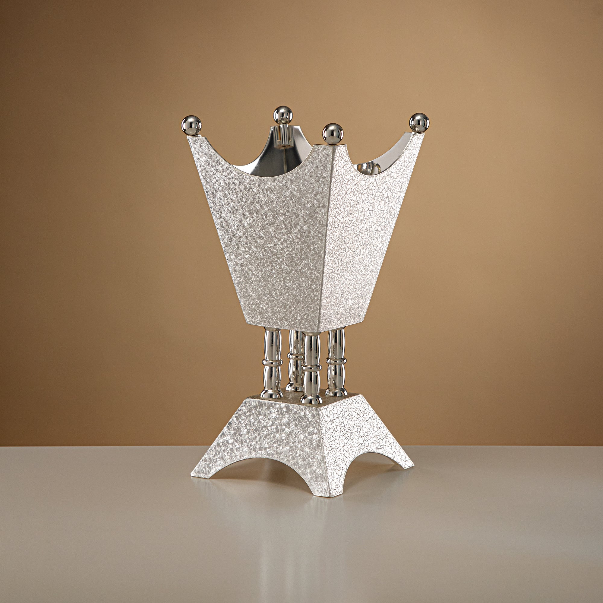 مبخرة المرجان فضية 25 سم