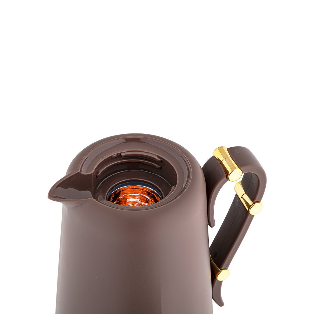 Almarjan 2 Pieces Vacuum Flask Set Coffee & Gold - JT23AB-100 CO/G