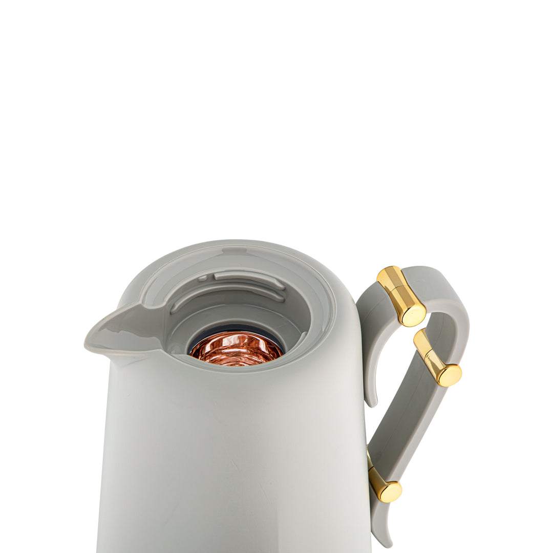 Almarjan 2 Pieces Vacuum Flask Set Soft Grey & Gold - JT23AB-100 SG/G