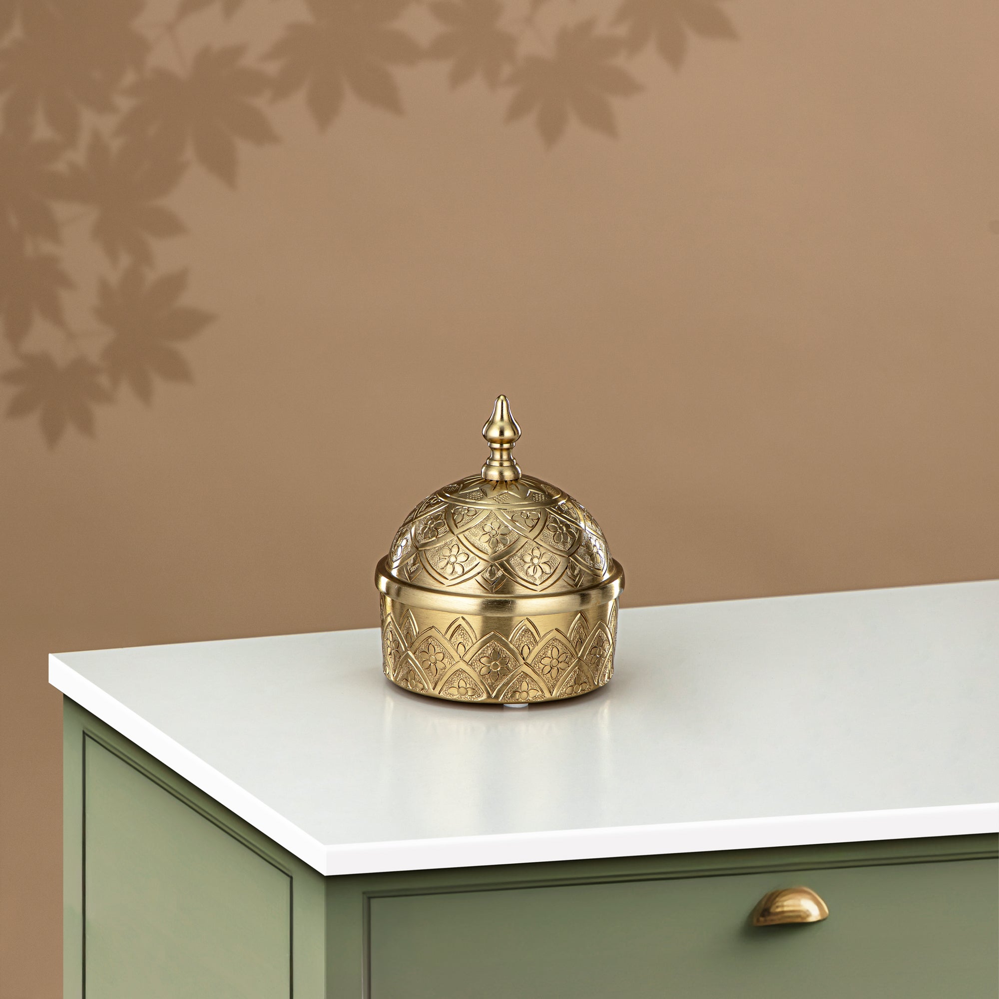 Almarjan Date Bowl, 10CM, Gold (MD-3004 B) - Stylish Serveware