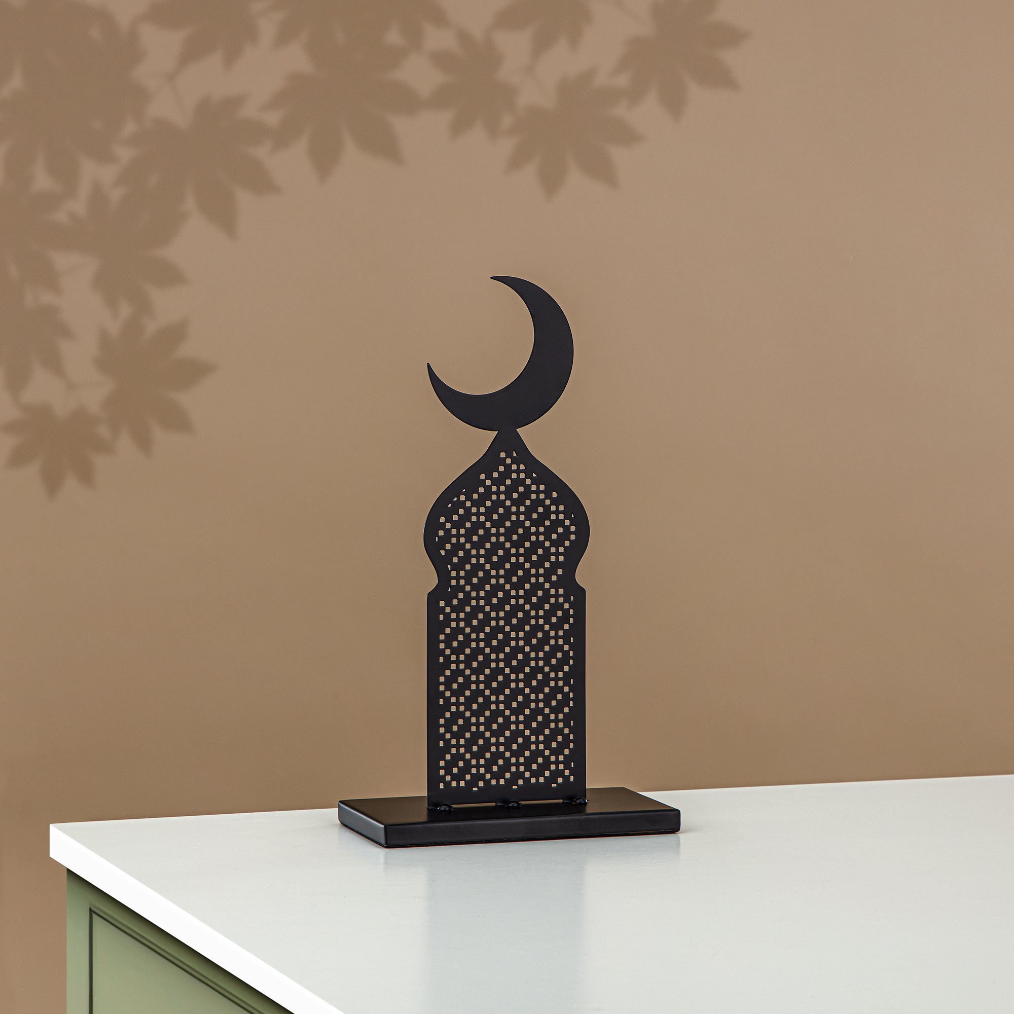 Almarjan Moon Table Decoration, Black (MD-3032 B) - Ramadan Decoration