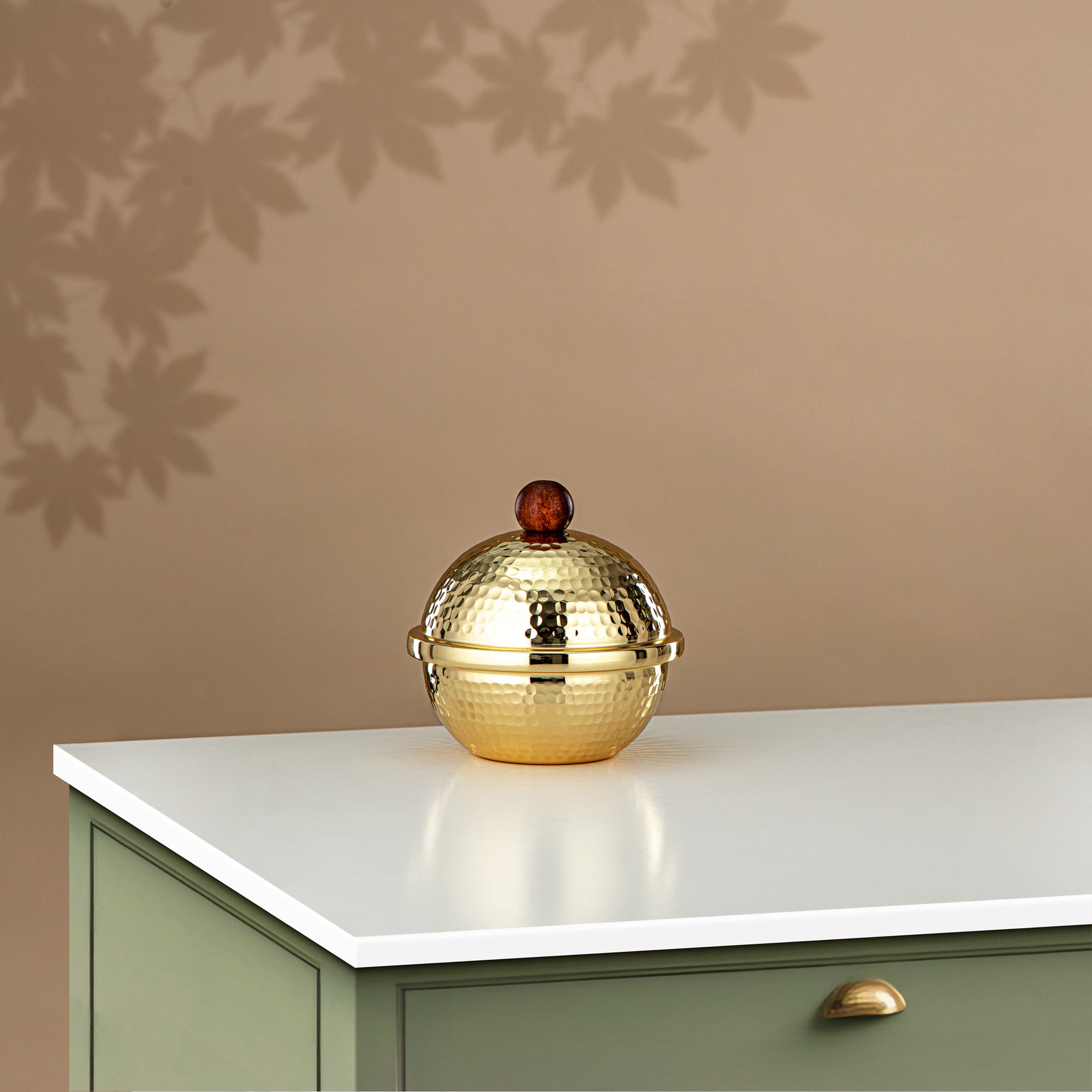 Almarjan Candy Set 2 Part Stainless Steel, Gold (MD-3052) - Stylish Serveware