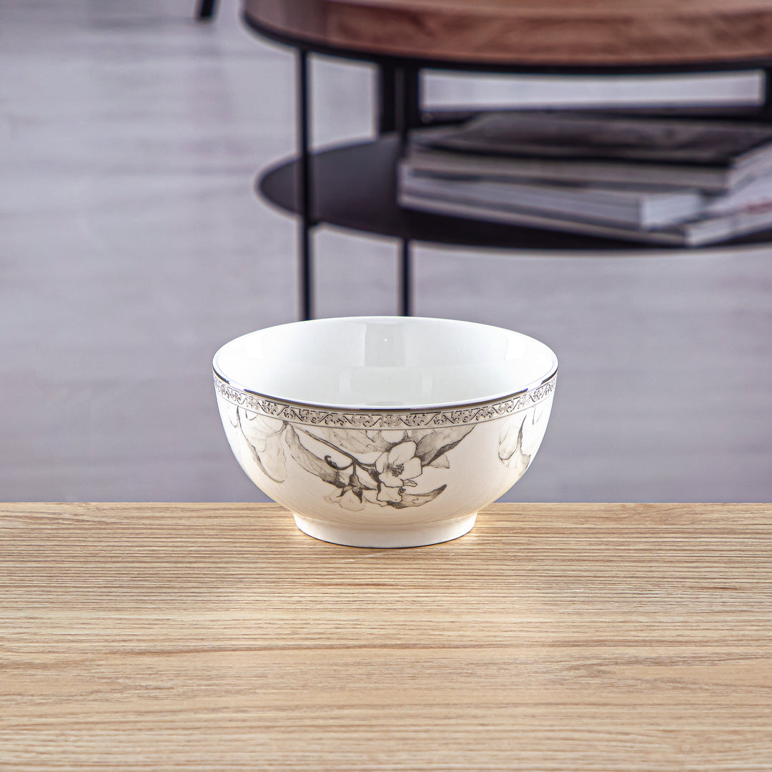 Almarjan 6 Pieces Fonon Collection Porcelain Bowl Set - 8588