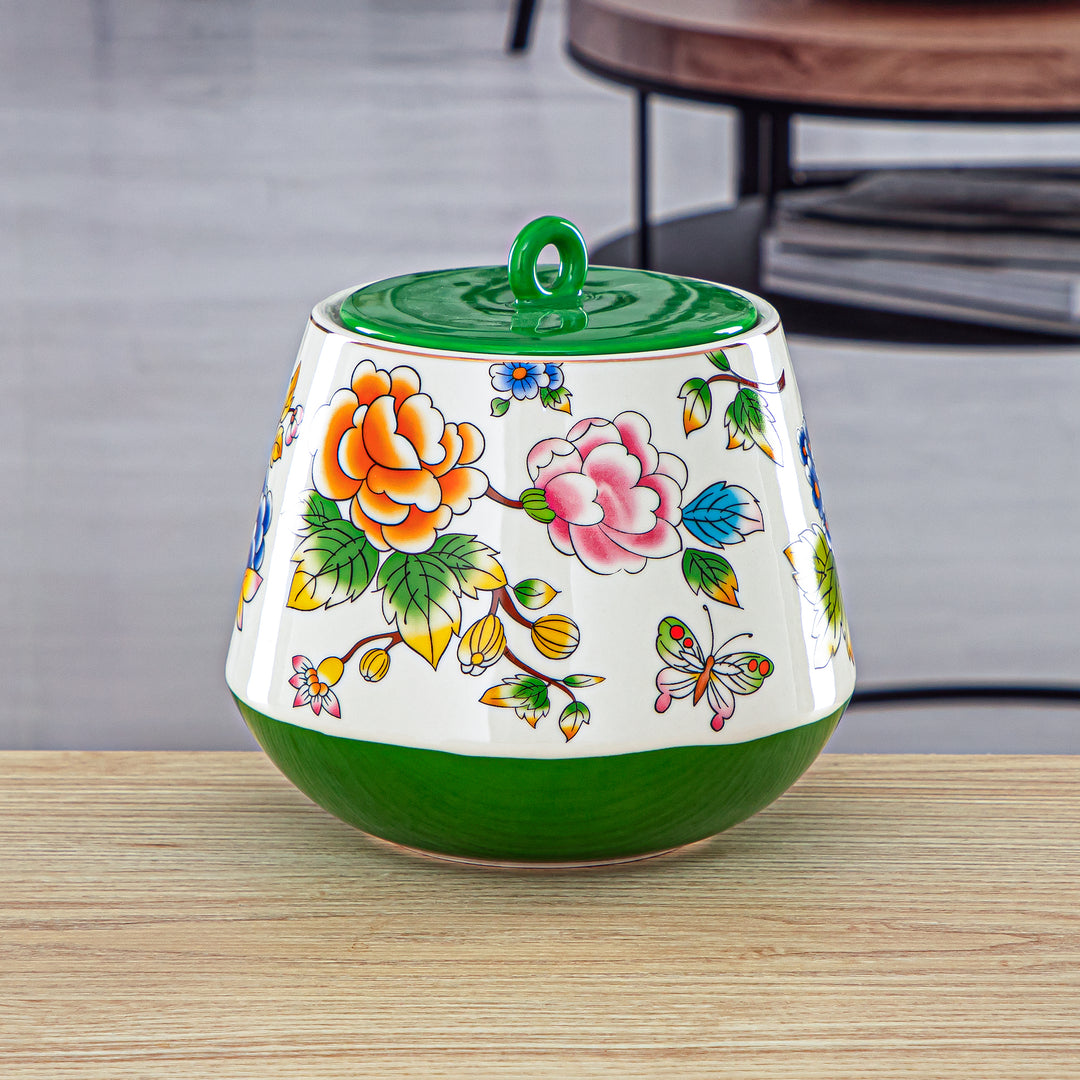 Almarjan 1800 ML Fonon Collection Porcelain Cookie Jar - 2070