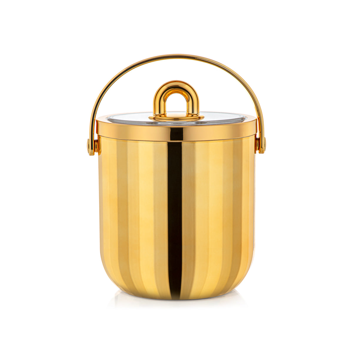 Forever Gold 1.5 Liter Plastic Ice Bucket Gold - PT003 ALL G