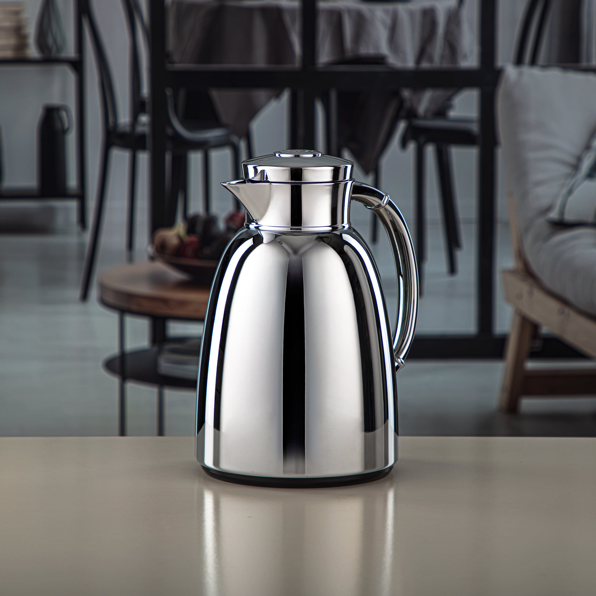 Almarjan 1 Liter Vacuum Flask Silver - QVC-1000C