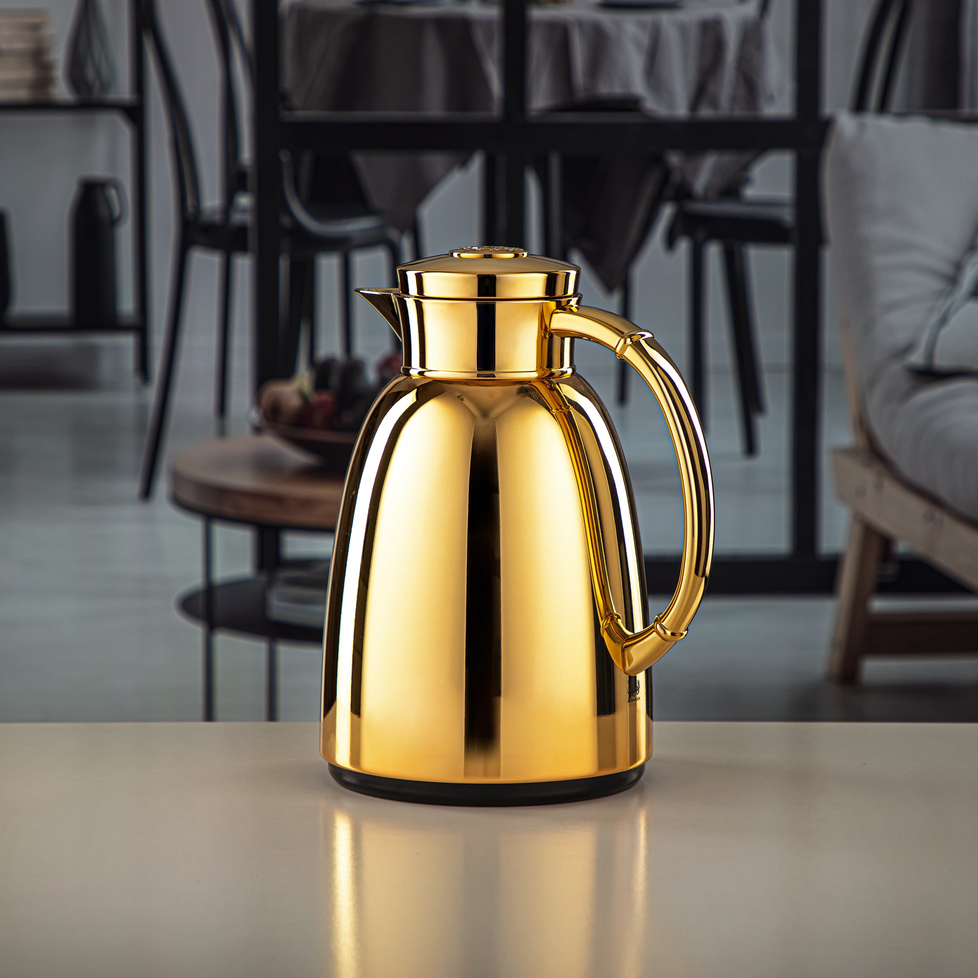 Almarjan 1 Liter Vacuum Flask Gold - QVC-1000C95