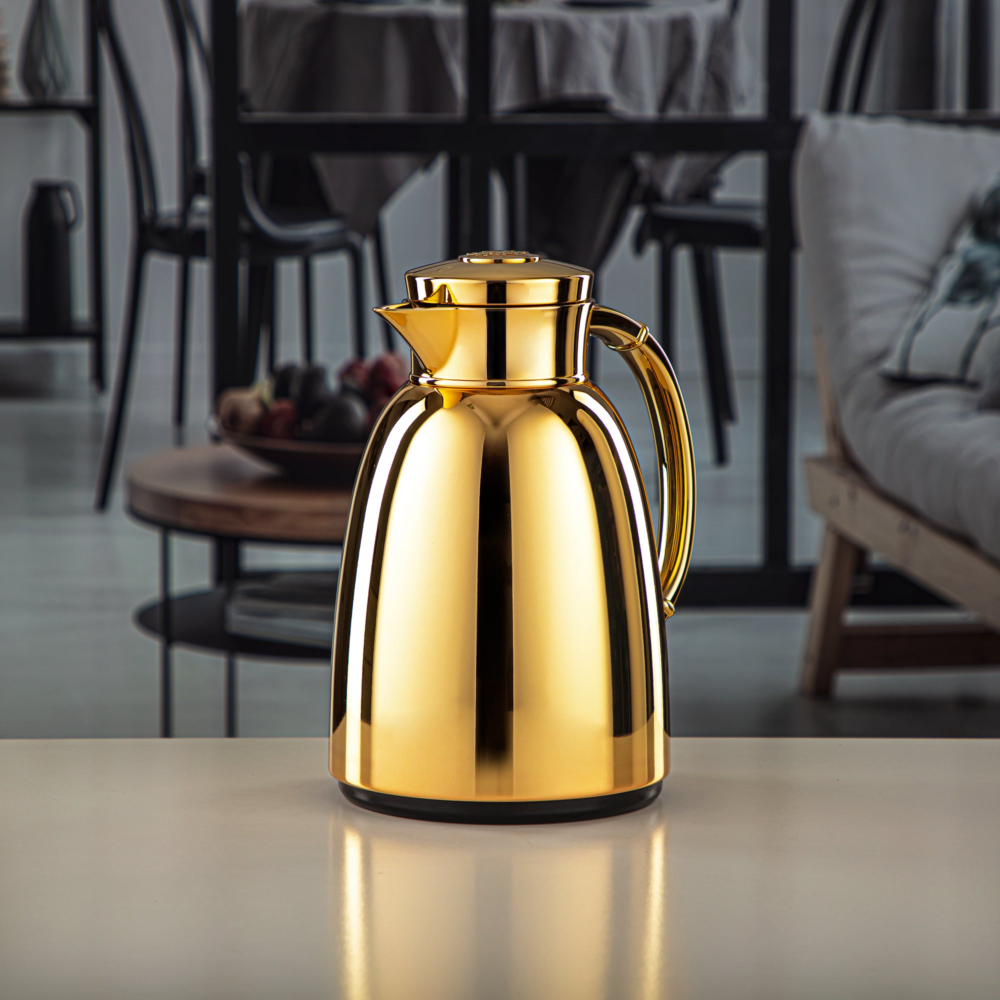 Almarjan 1 Liter Vacuum Flask Gold - QVC-1000C95