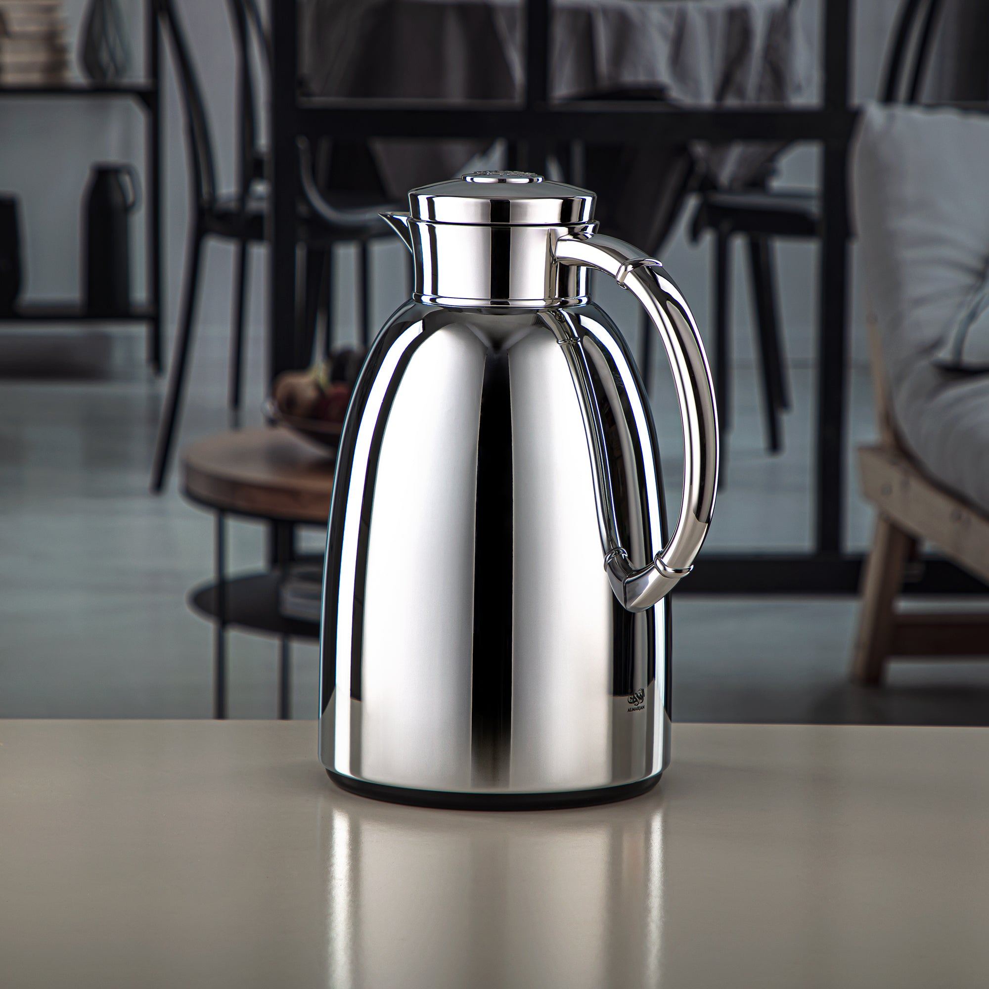 Almarjan 1.6 Liter Vacuum Flask Silver - QVC-1600C