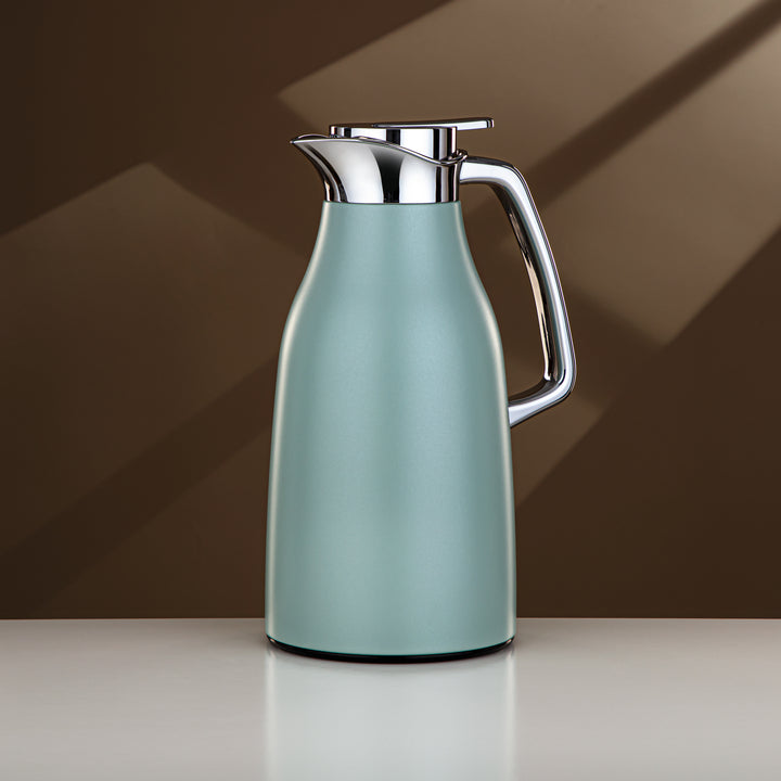 Almarjan 1.3 Liter Vacuum Flask Matt Green & Silver - RGC-1300Q405YZC