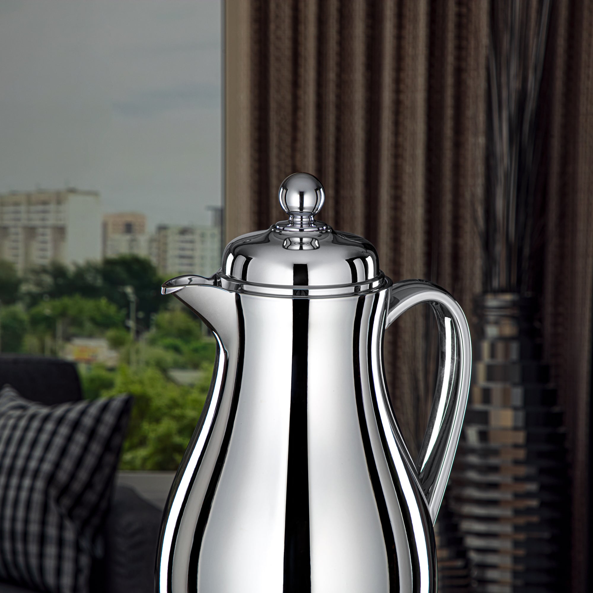 Almarjan Vacuum Flask Metal Body with Glass Liner 0.7L Silver (RPA-070-S) – Everyday Elegance Collection