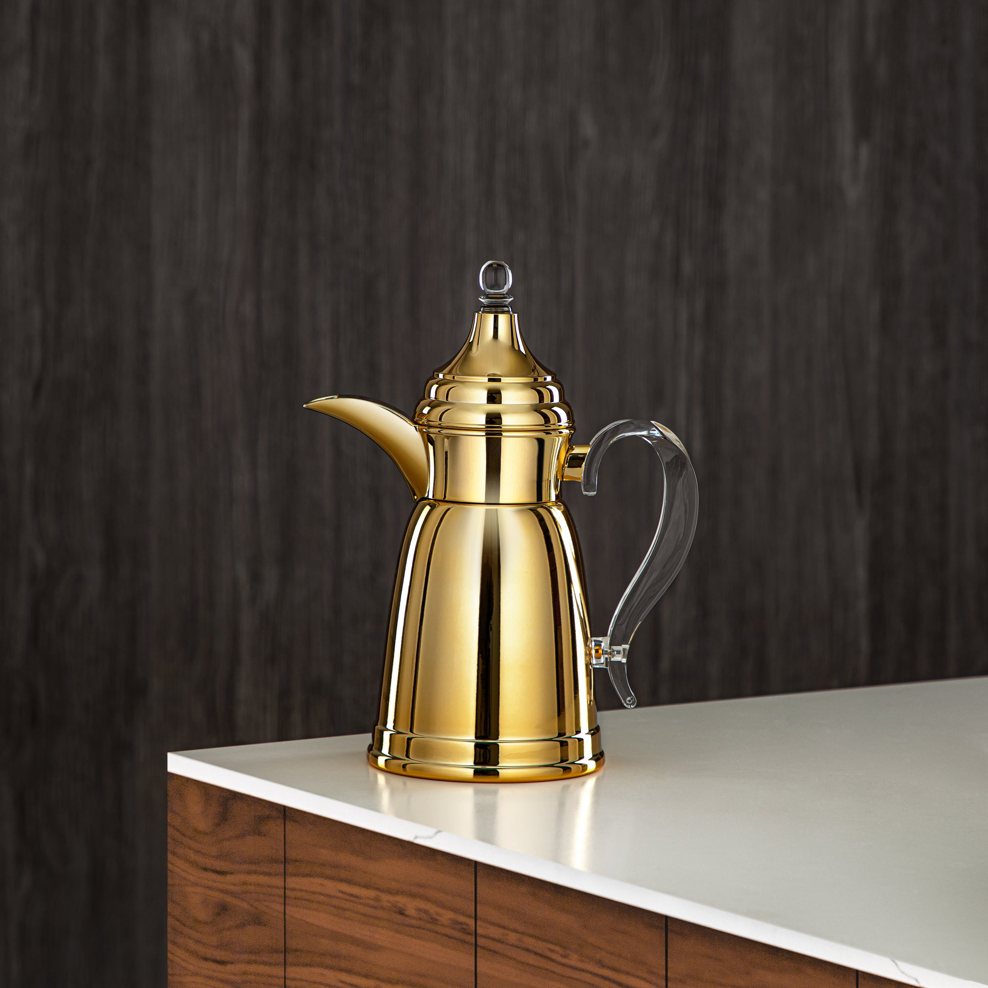 Almarjan 350 ML Stainless Steel Double Wall Flask Gold - SM-2E02-035 G