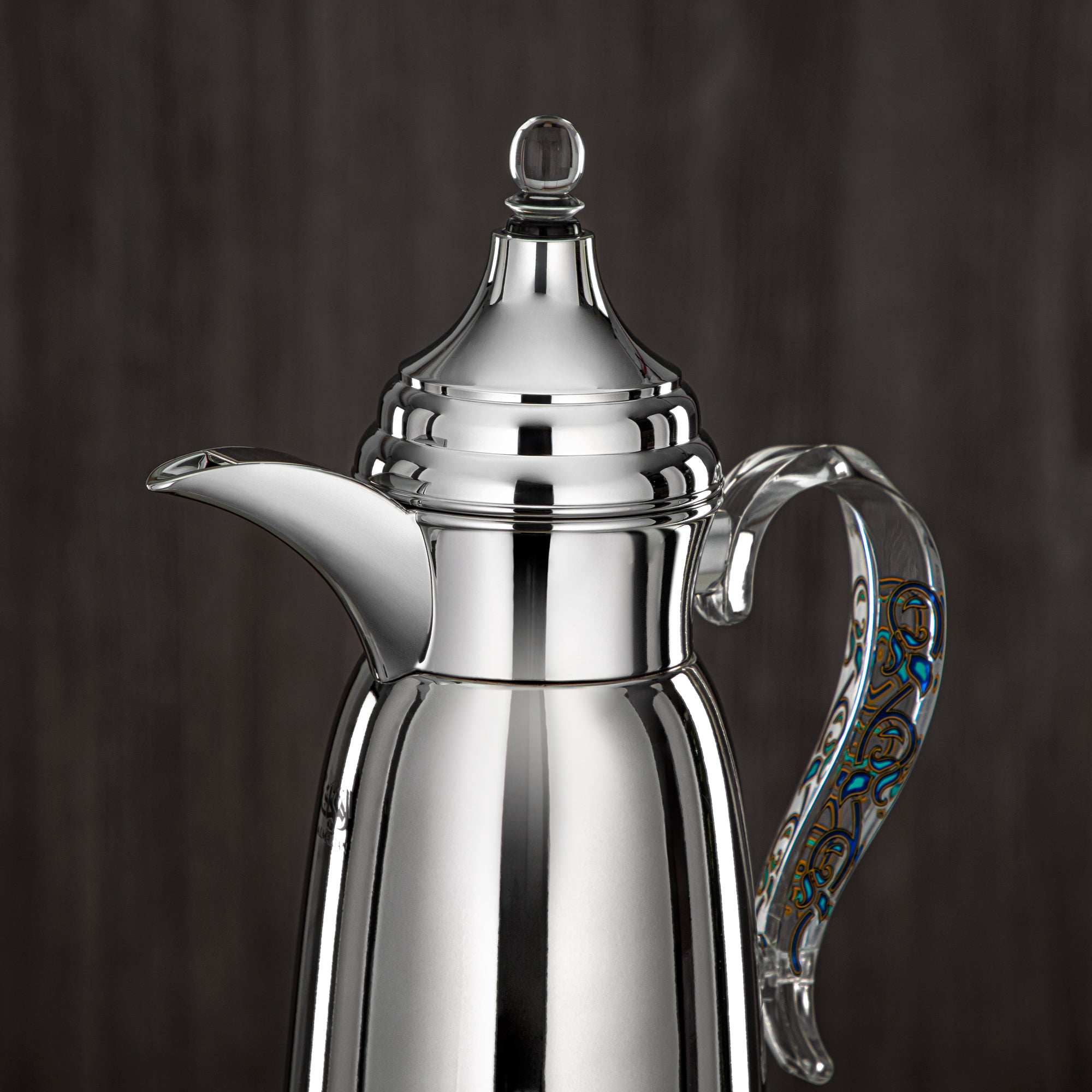 Almarjan 600 ML Stainless Steel Double Wall Flask Silver - SM-2E02-060 C/BLU