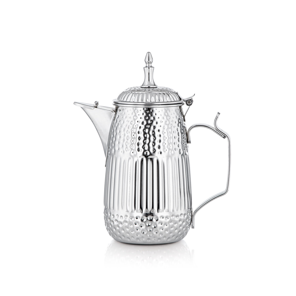 Almarjan 1 Liter Marabaa Collection Stainless Steel Milk Jug Silver - STS0010955