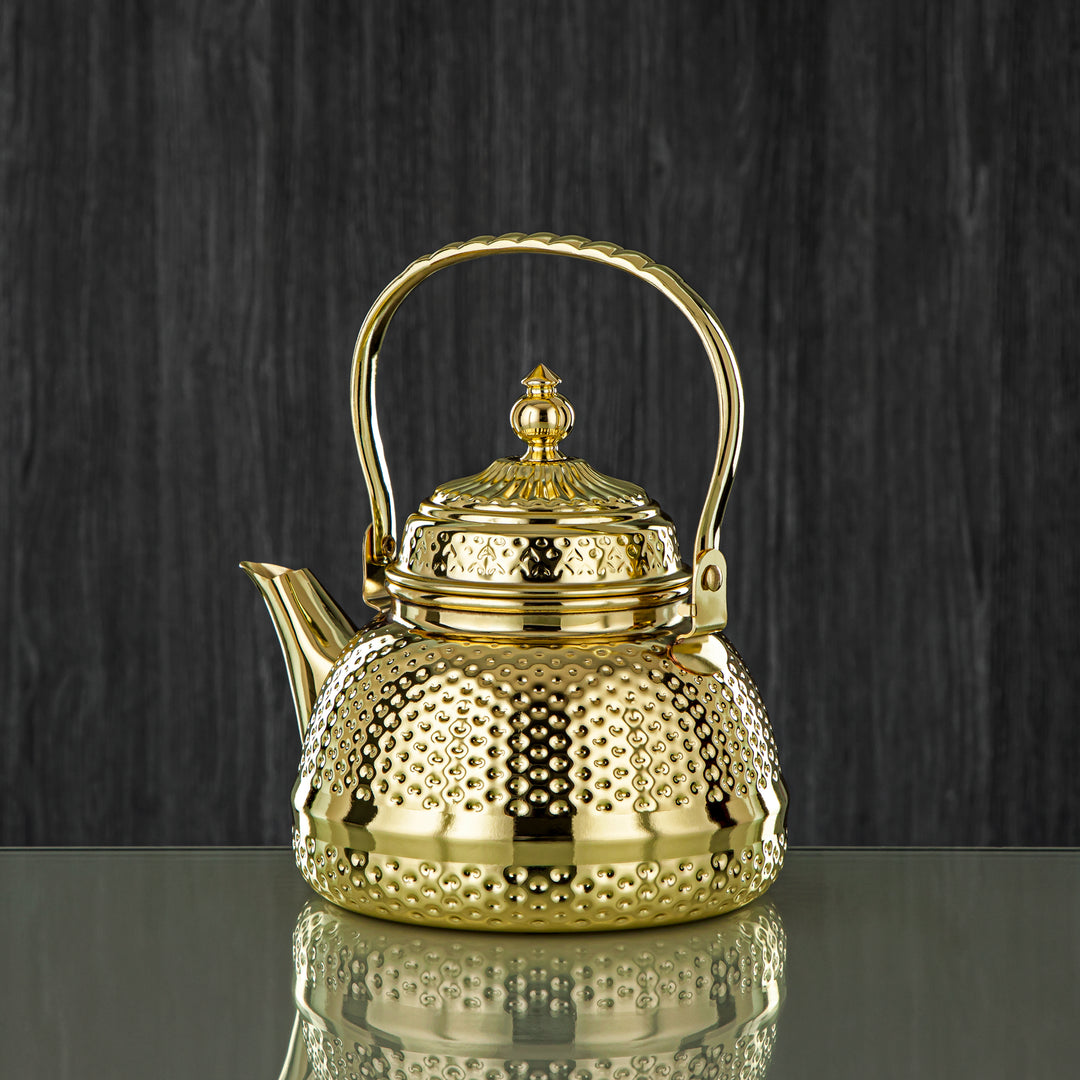 Almarjan 1.5 Liter Barari Collection Stainless Steel Tea Kettle Gold - STS0013081