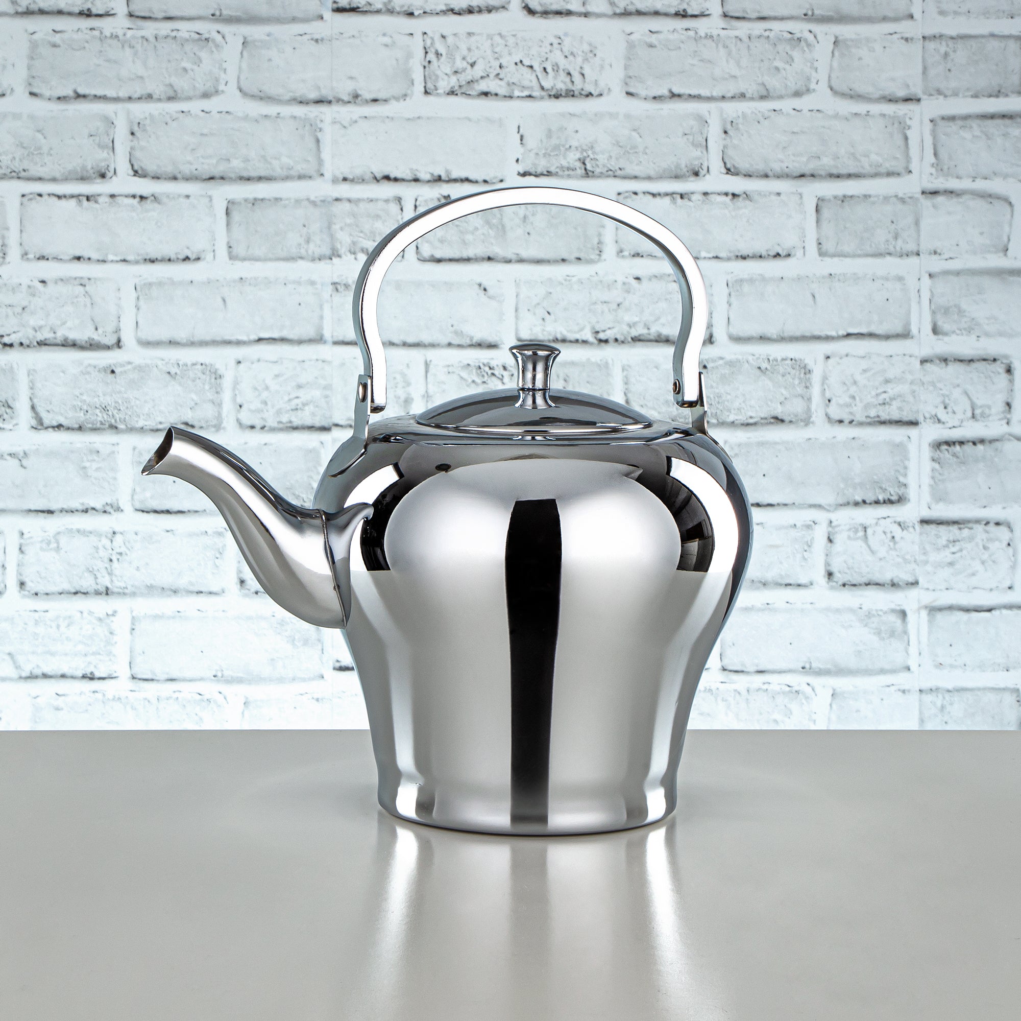 Almarjan 2 Pieces Albawadi Collection Stainless Steel Tea & Coffee Set - STS0013126