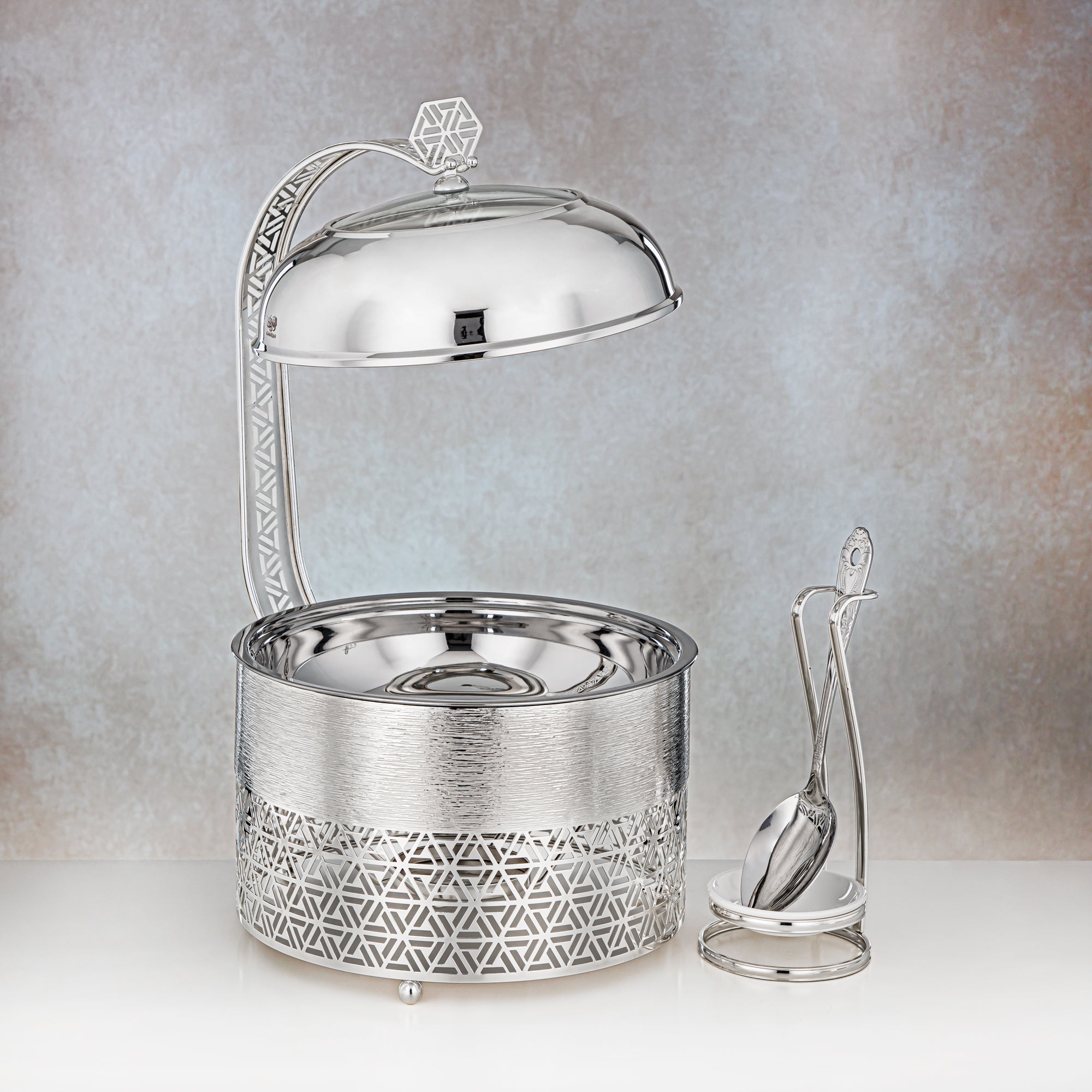 Almarjan 3000 ML Chafing Dish Silver - STS0013207