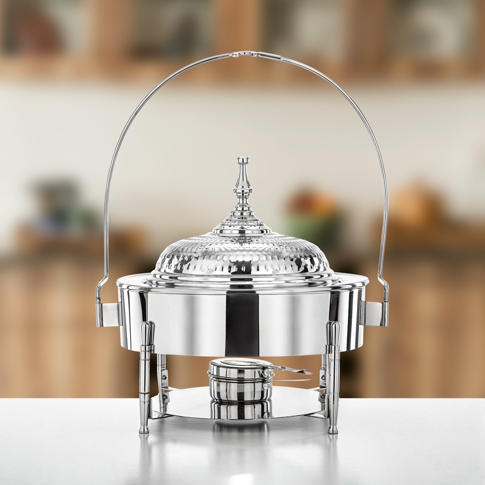 Almarjan Chafing Dish 40 cm Mirror Finish