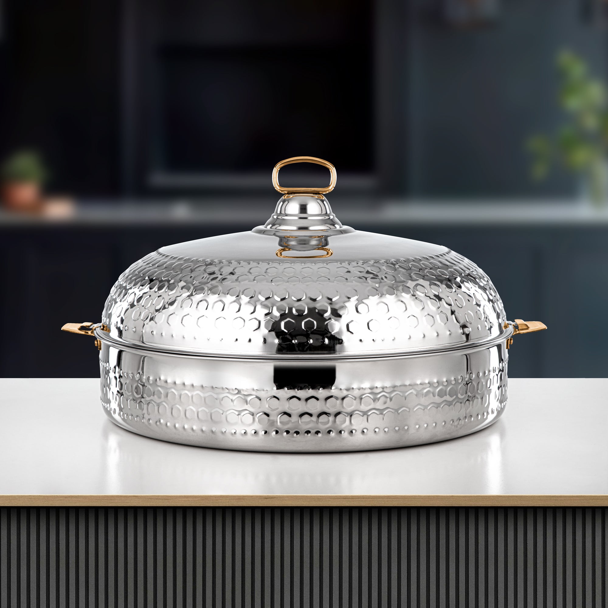 Almarjan Hot Pot 50cm Silver – Diwan Collection