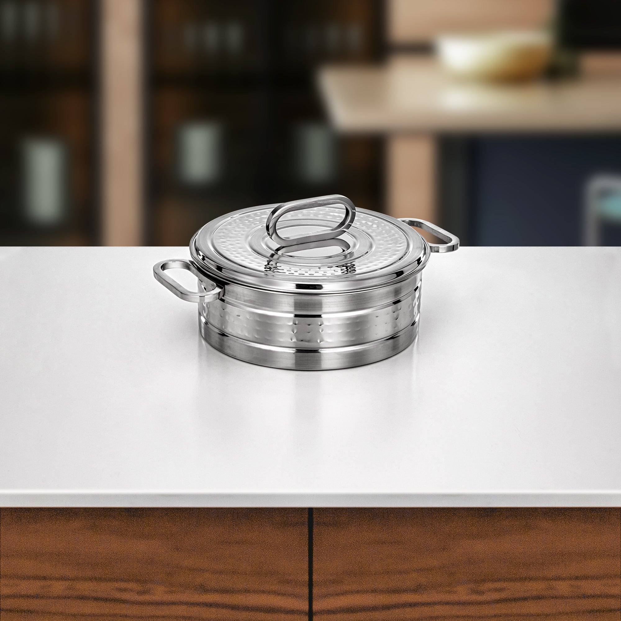 Almarjan Diana Hot Pot 25cm Silver