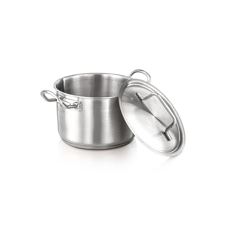 Almarjan 20 CM Professional Collection Stainless Steel High Cooking Pot - STS0299008