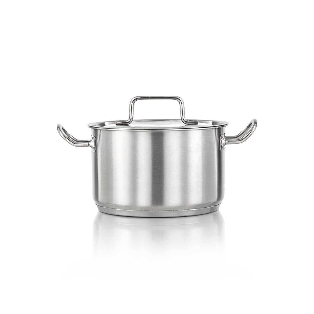 Almarjan 22 CM Professional Collection Stainless Steel High Cooking Pot - STS0299009