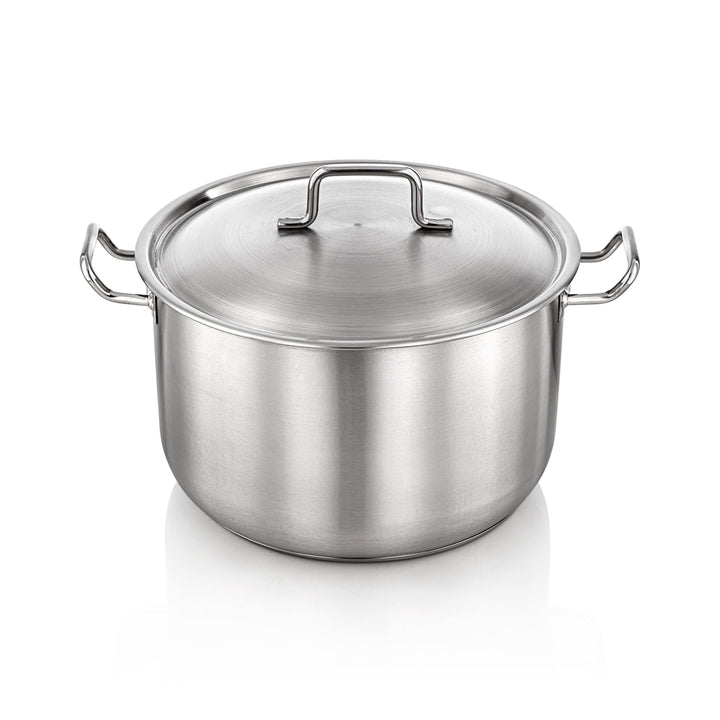 Almarjan 38 CM Professional Collection Stainless Steel Stock Cooking Pot - STS0299016