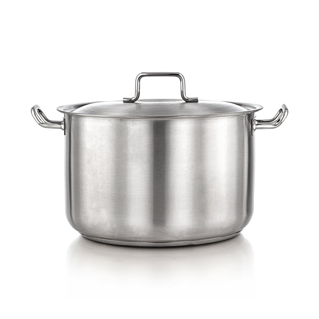 Almarjan 40 CM Professional Collection Stainless Steel Stock Cooking Pot - STS0299017