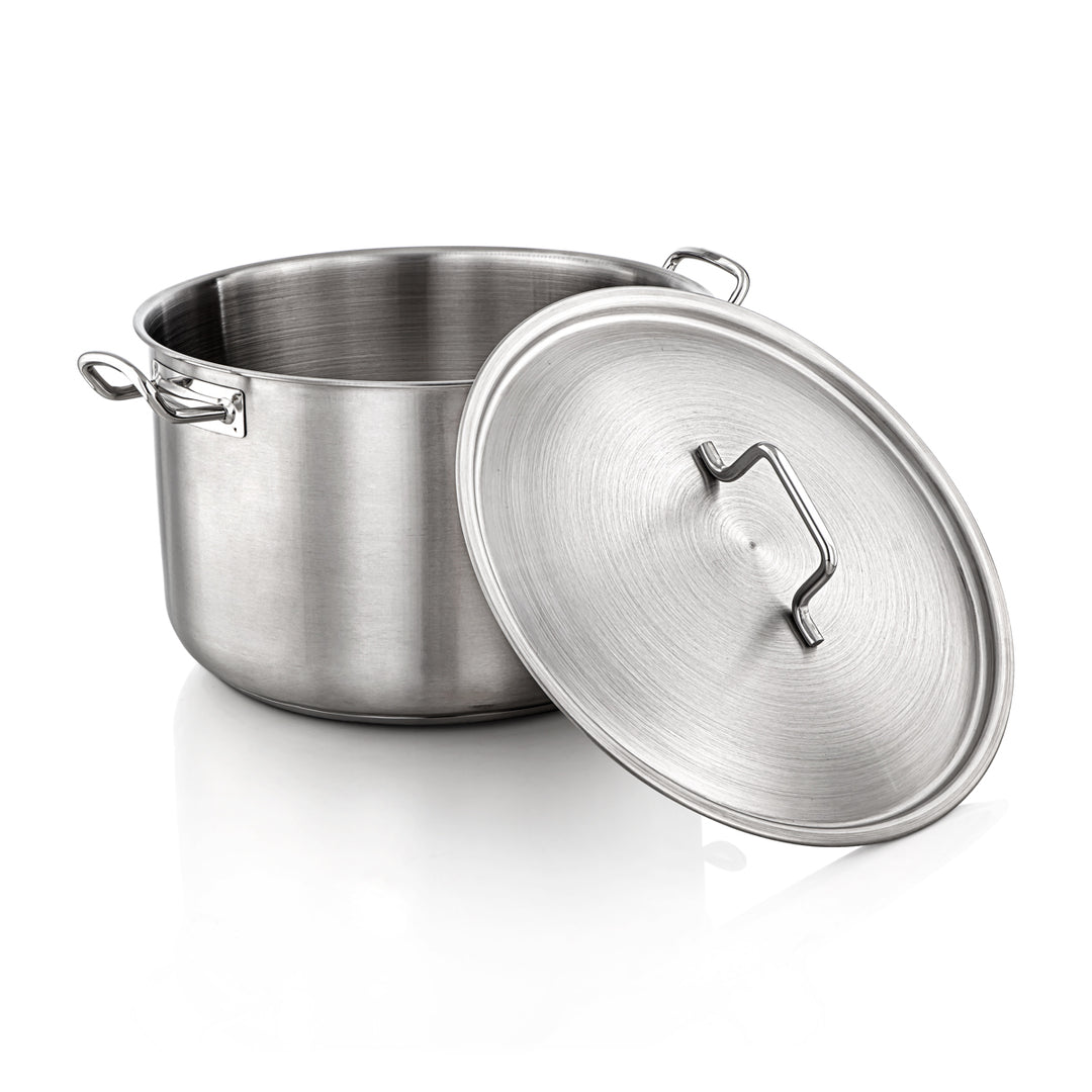 Almarjan 40 CM Professional Collection Stainless Steel Stock Cooking Pot - STS0299017