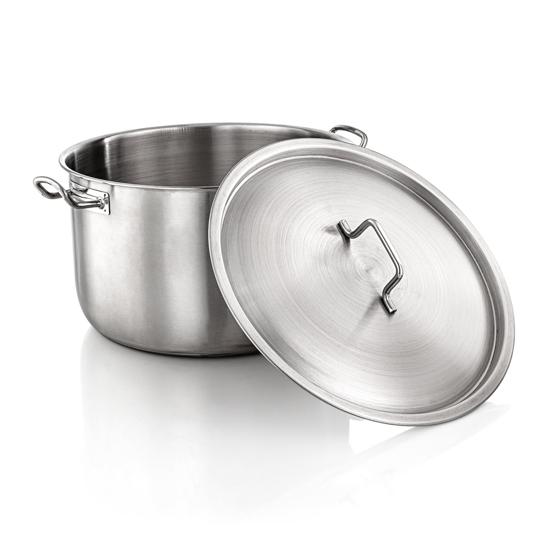 Almarjan 45 CM Professional Collection Stainless Steel Stock Cooking Pot - STS0299018