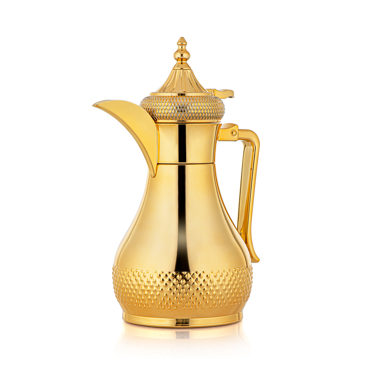 Almarjan 1 Liter Stainless Steel Vacuum Dallah Gold - SWD/D-100-G