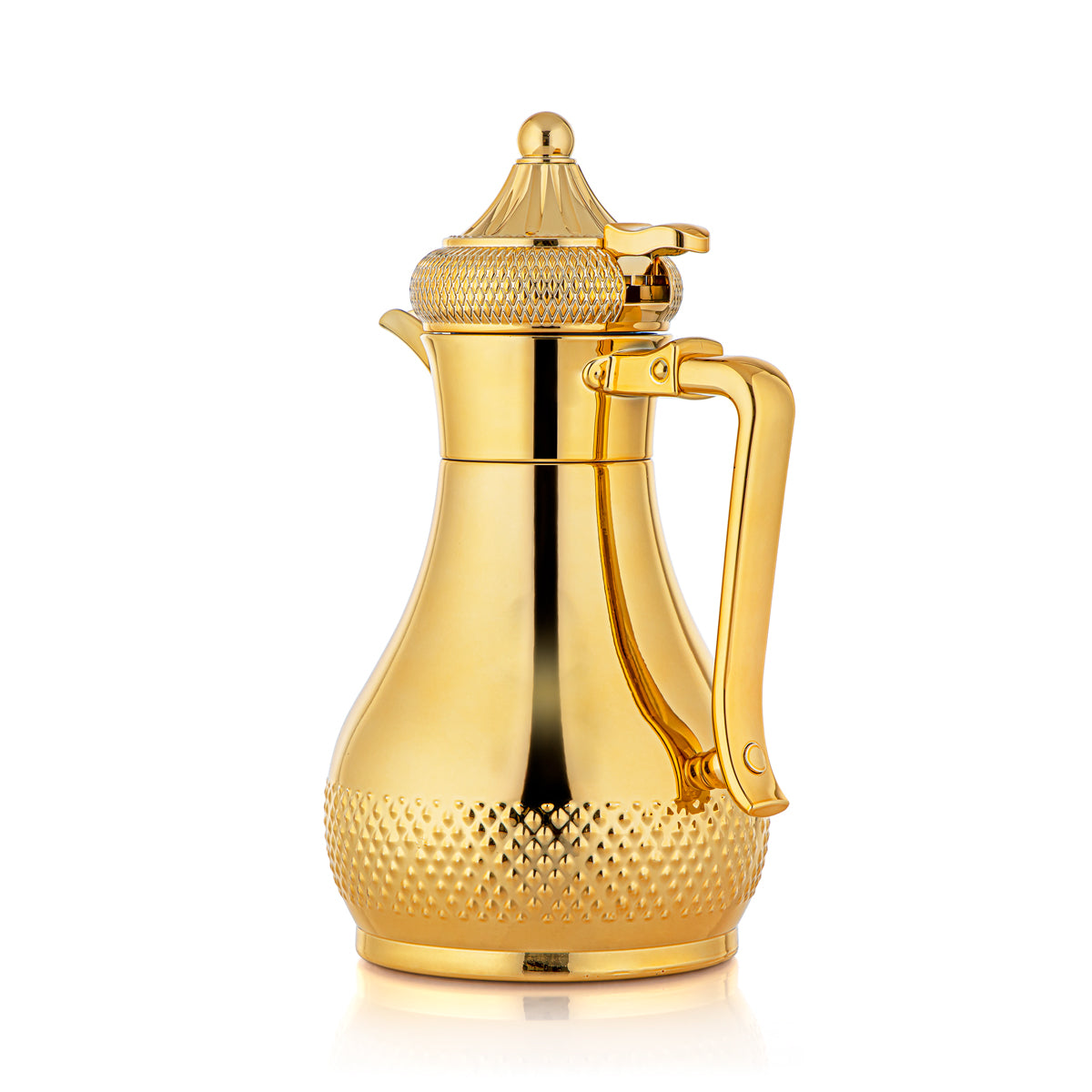 Almarjan 1 Liter Stainless Steel Vacuum Dallah Gold - SWT/D-100-G