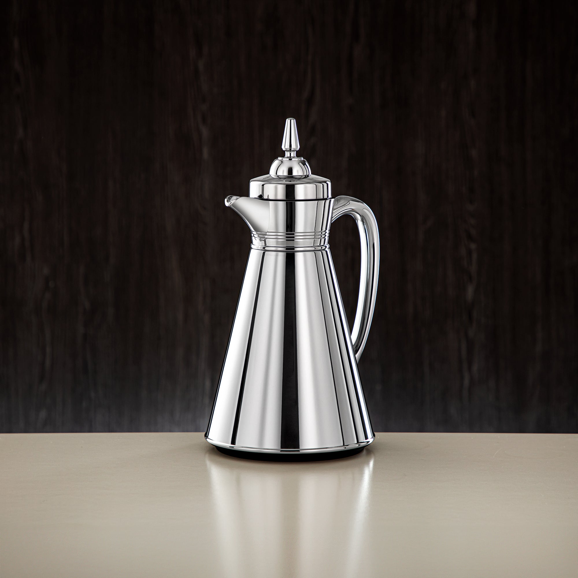 Almarjan Vacuum Flask Set, 0.7L + 1L, Silver (UBC-A0700/B1000 C) - Ramadan Serveware