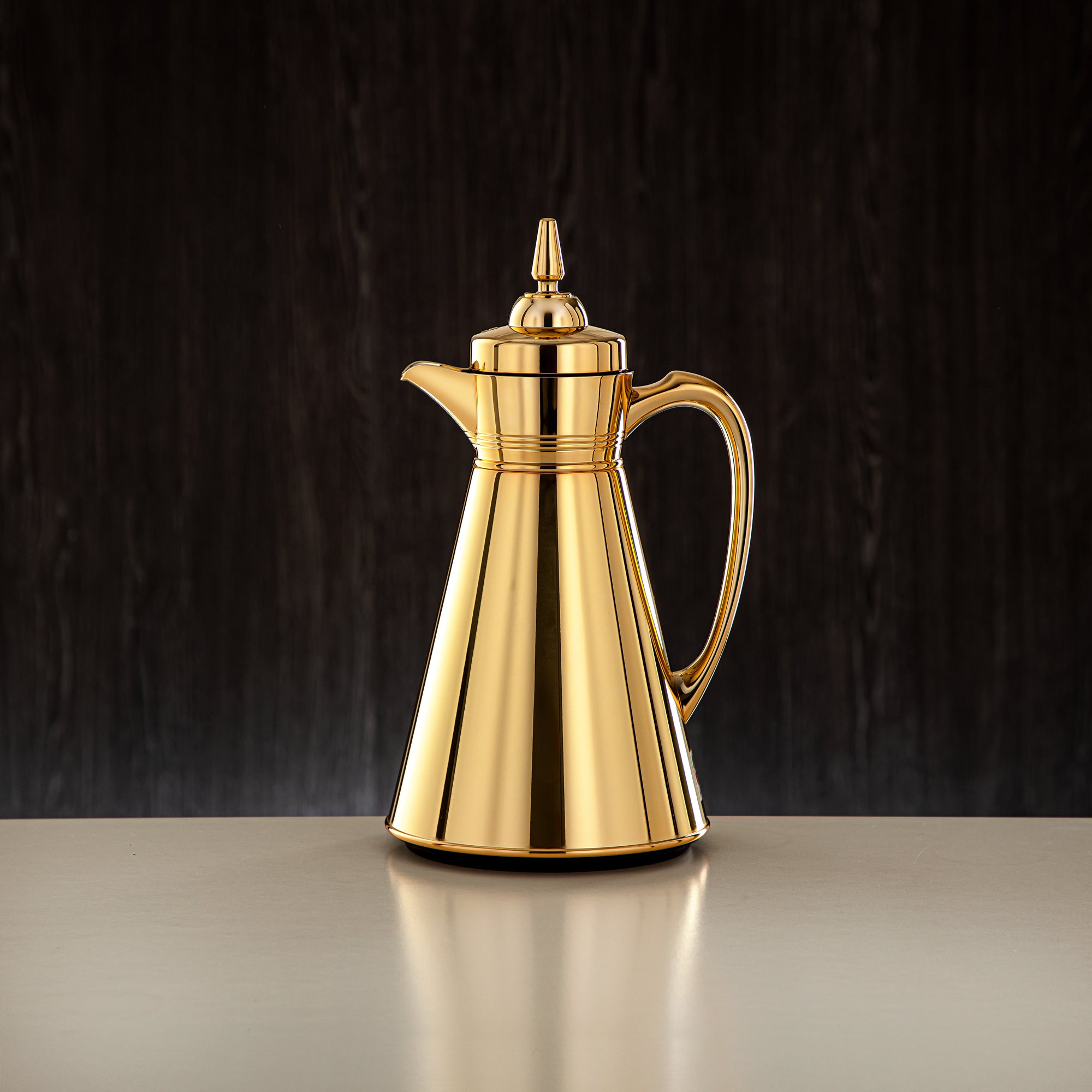 Almarjan Vacuum Flask Set, 0.7L + 1L, Gold (UBC-A0700/B1000 C95) - Ramadan Serveware