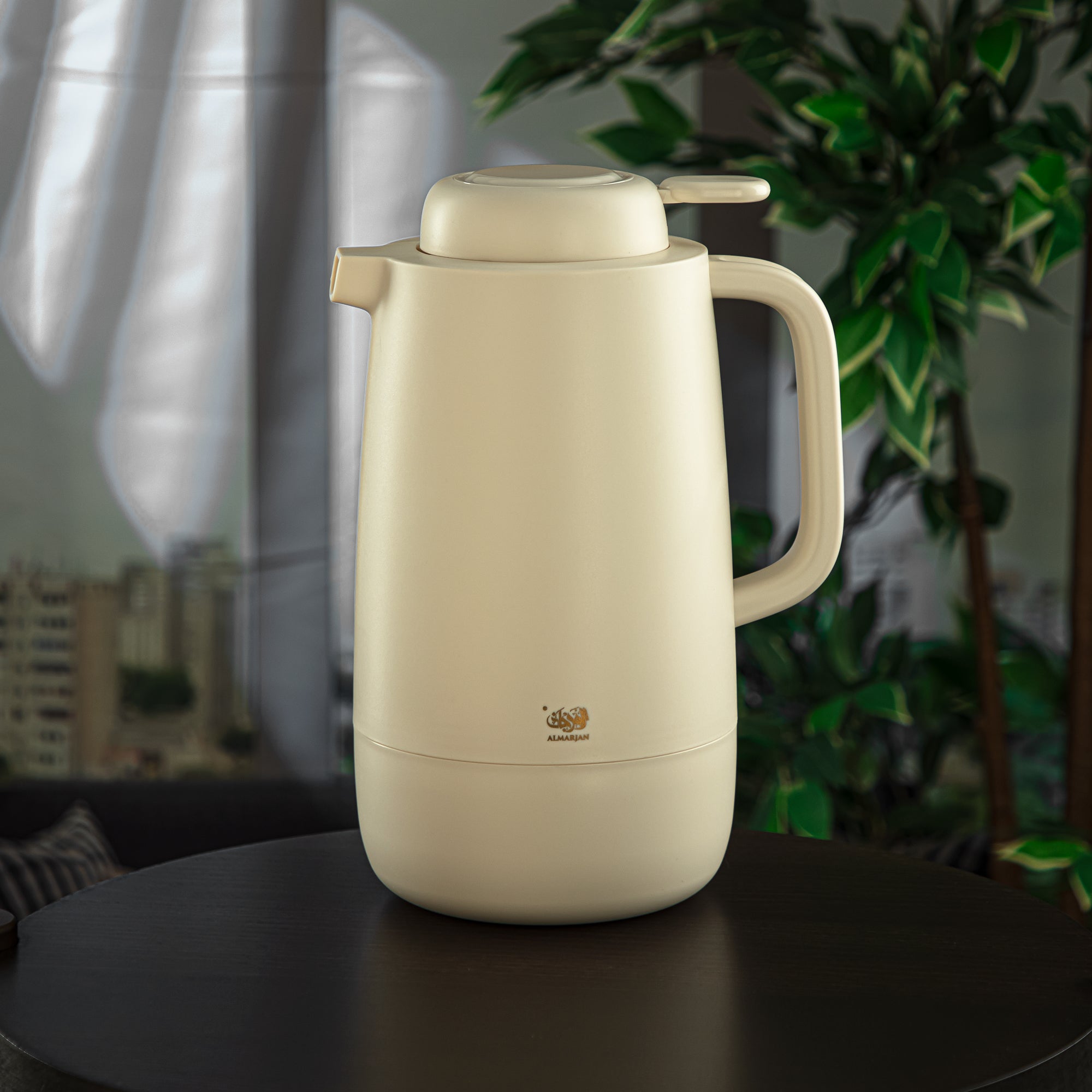 Almarjan 2 Liter Vacuum Flask Matt Ivory - UKM22-200 MIV