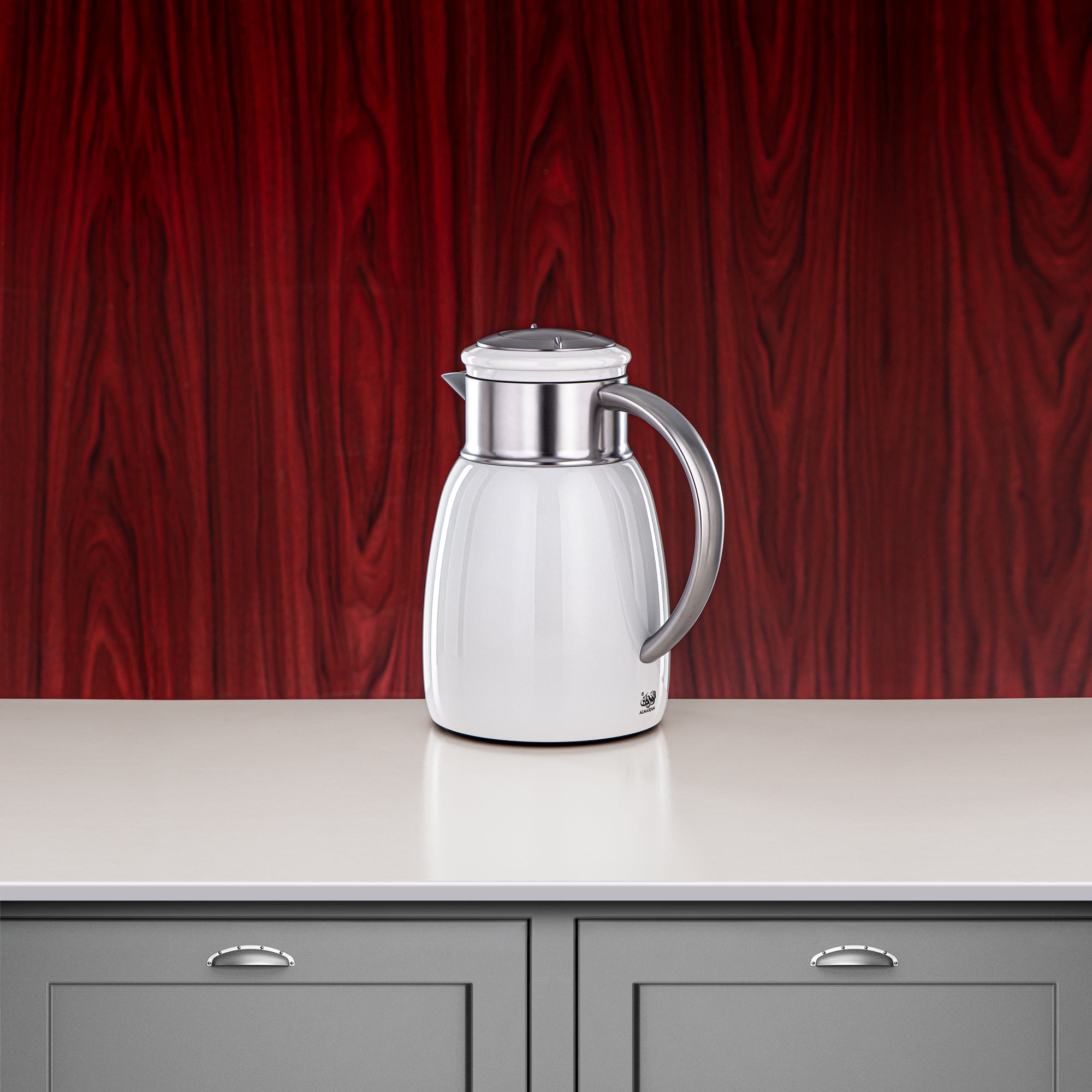 ألمرجان طقم ترامس، 0.35 لتر + 0.65 لتر + 1 لتر، أبيض وفضي غير لامع (ULC-0350/0650/1000 Q1ZE23) - لكل مناسبة