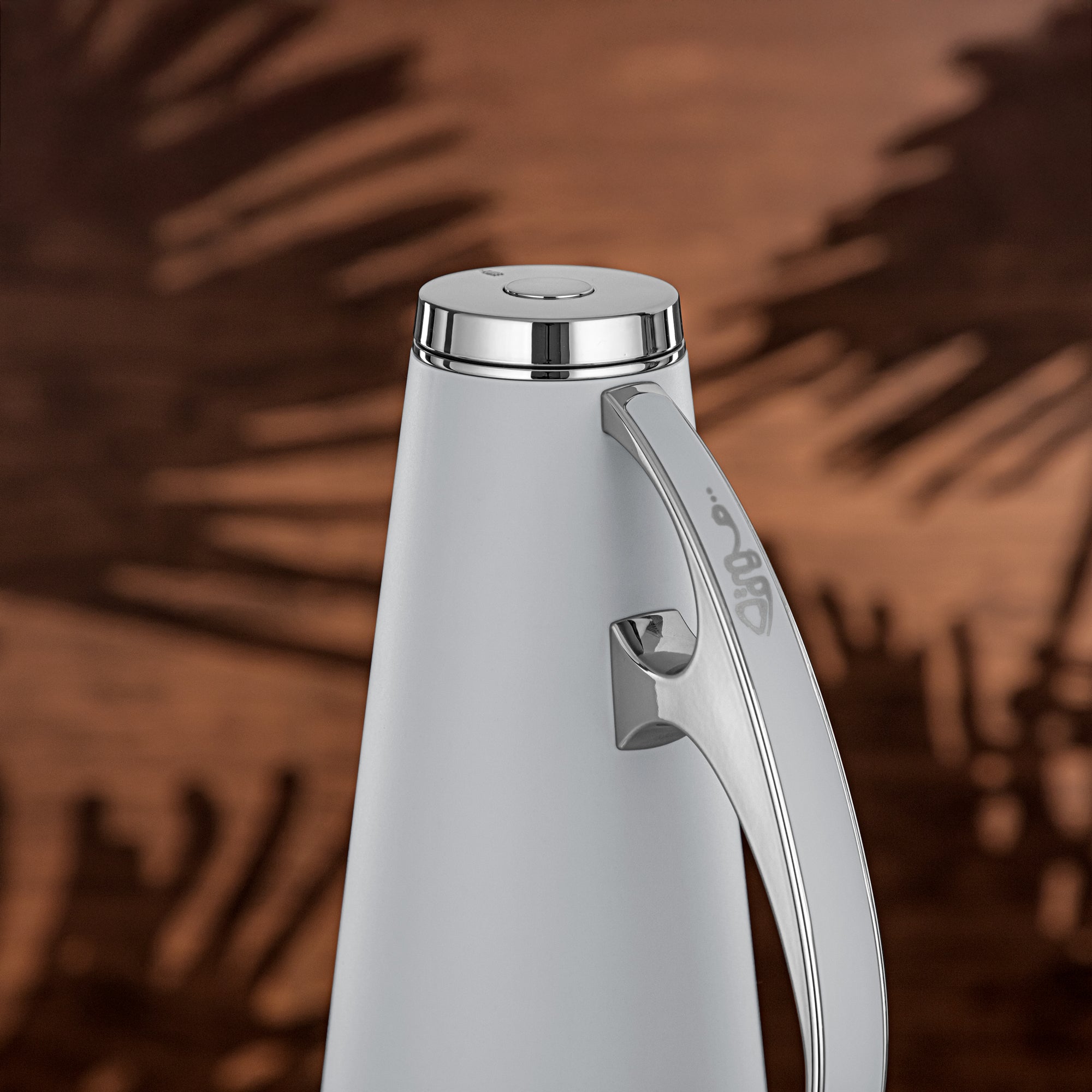 Almarjan Vacuum Flask Set, ABS, 1L + 1L, Light Grey & Silver (UPP-1000/1000 GRAC) - Modern Serving