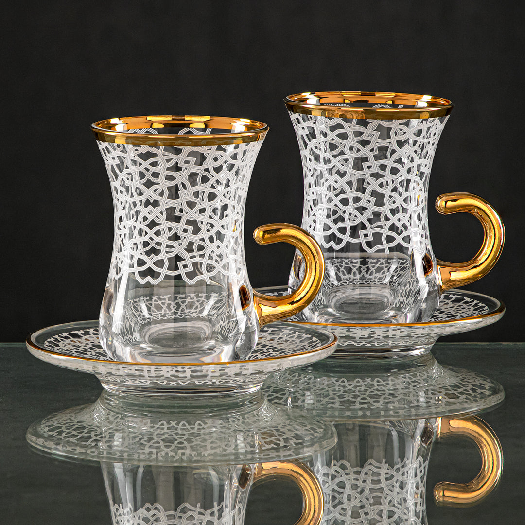 Almarjan 120 ML Glass Tea Cup - 1024BJ-0001P-HEX