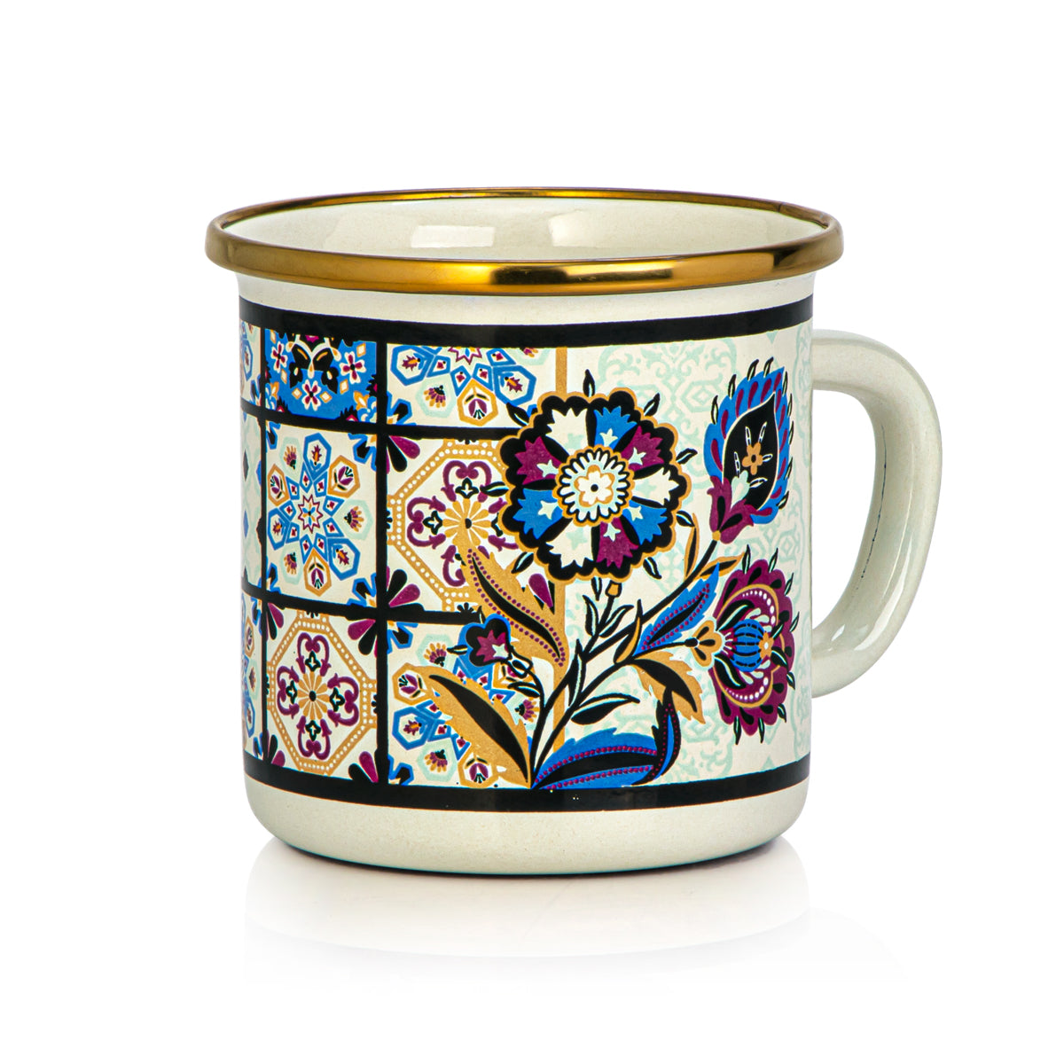 Almarjan 9 CM Tohfa Collection Enamel Mug - 287421057