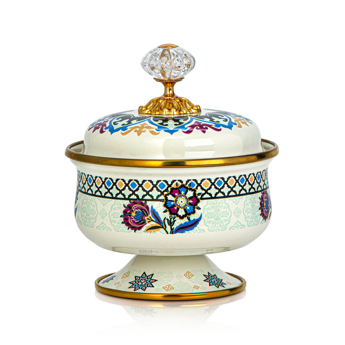 Almarjan 12 CM Tohfa Collection Enamel Mini Bowl - 287421060