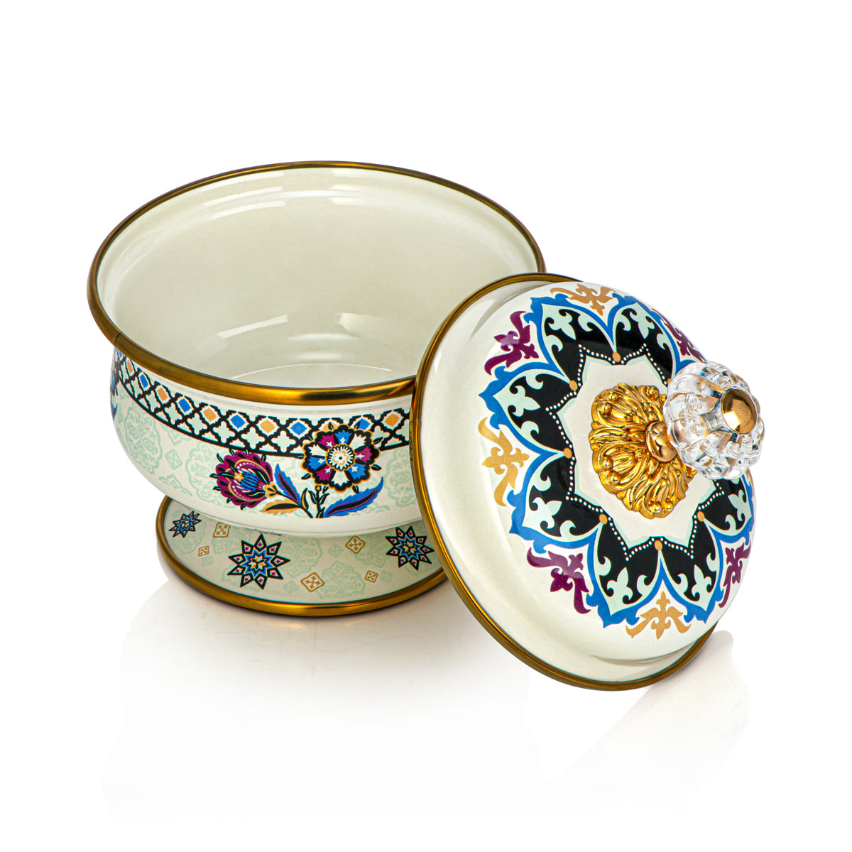 Almarjan 12 CM Tohfa Collection Enamel Mini Bowl - 287421060