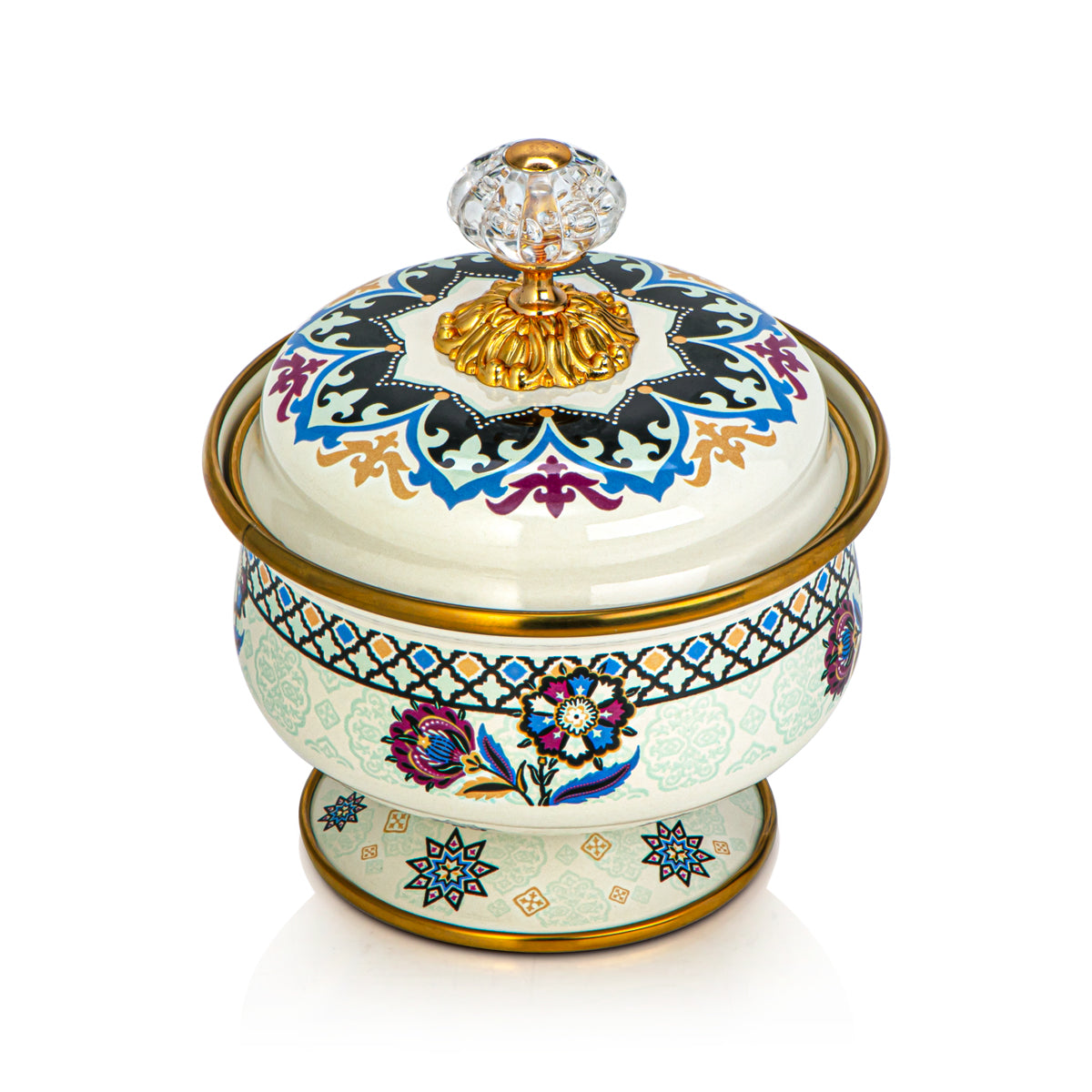 Almarjan 12 CM Tohfa Collection Enamel Mini Bowl - 287421060