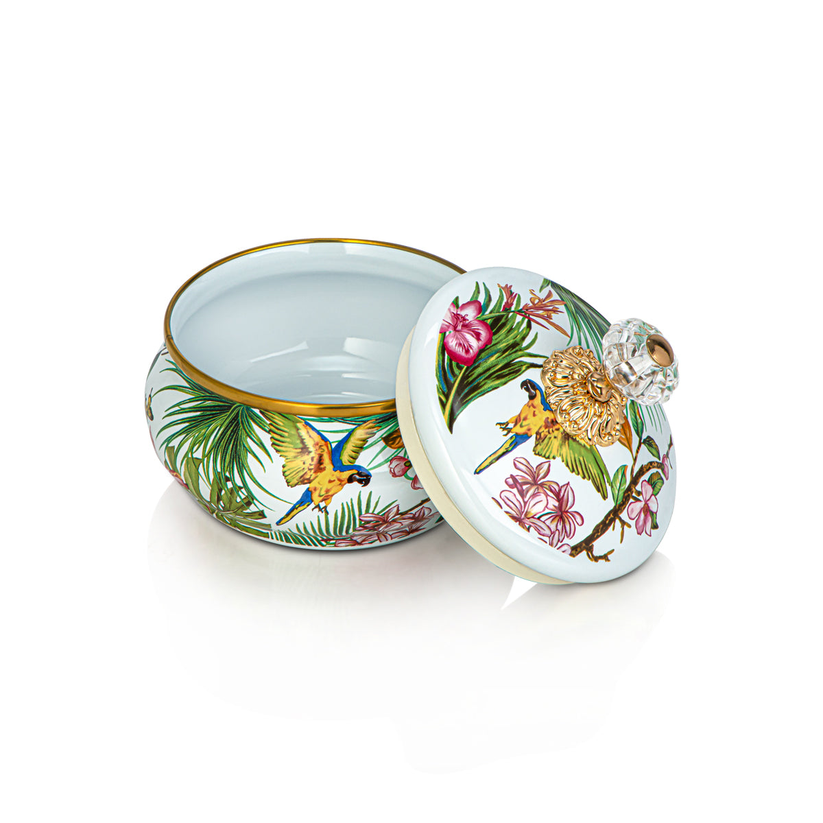 Almarjan 14 CM Tohfa Collection Enamel Sugar Bowl - 287421062