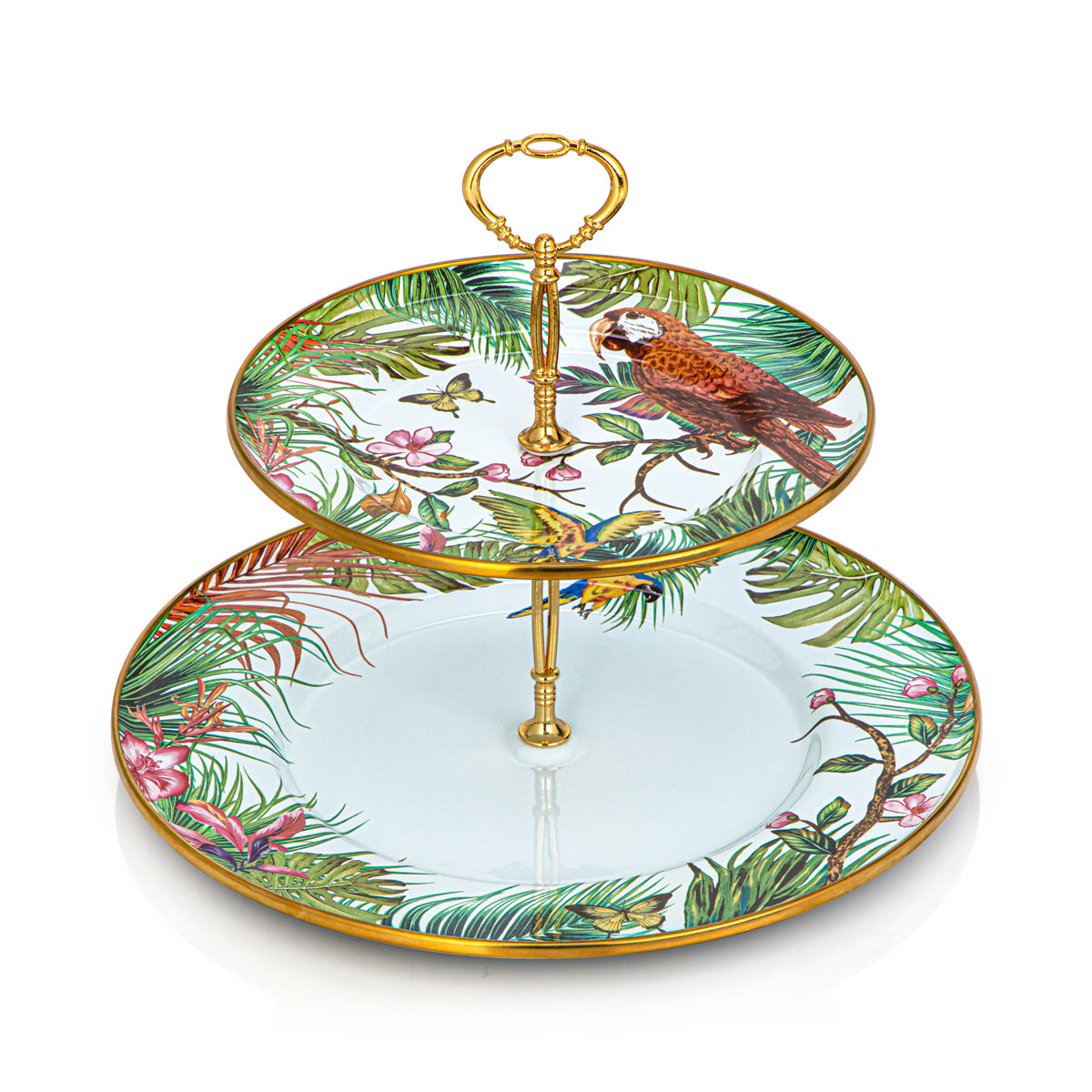 Almarjan 2 Tier Tohfa Collection Enamel Sweet Stand - 287421070