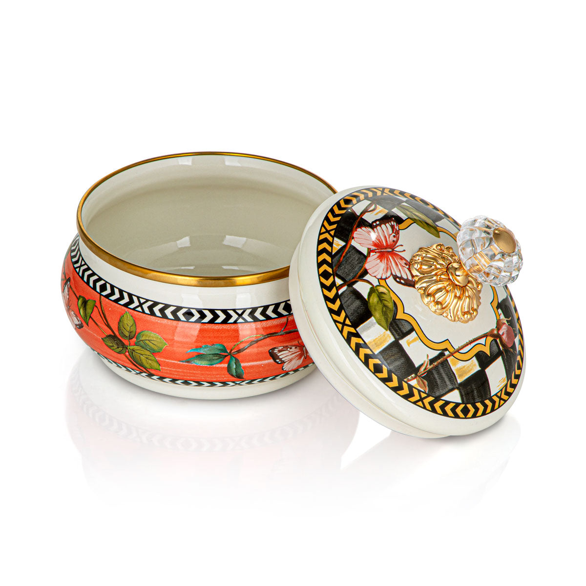 Almarjan 14 CM Tohfa Collection Enamel Sugar Bowl - 287421084