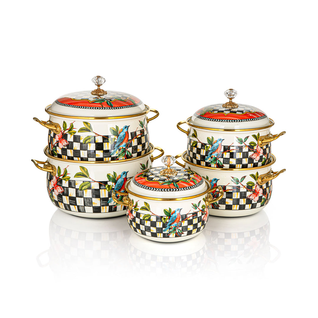 Almarjan 5 Pieces Tohfa Collection Enamel Cookware Set - 287421096